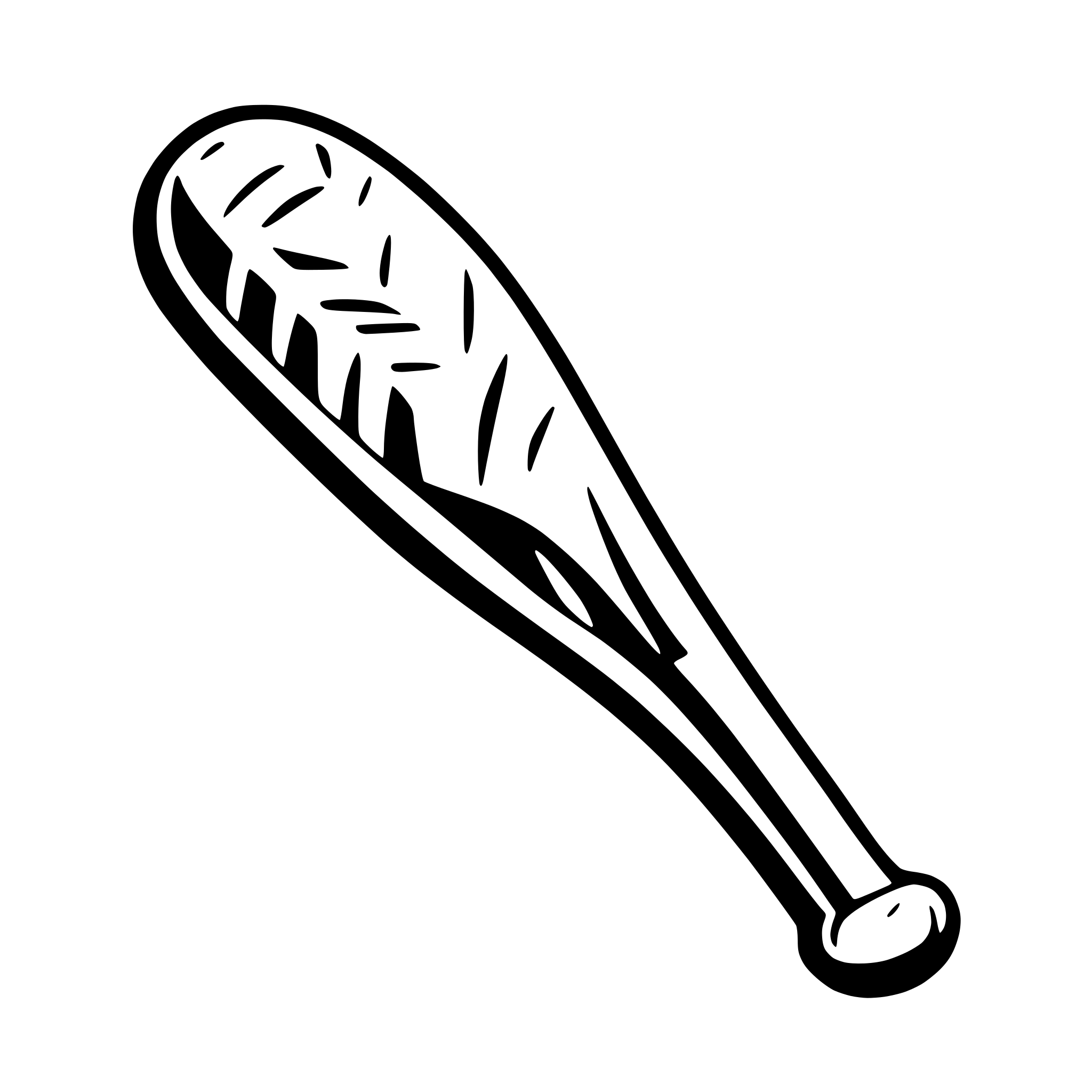 AI-generated SVG of a baseball bat