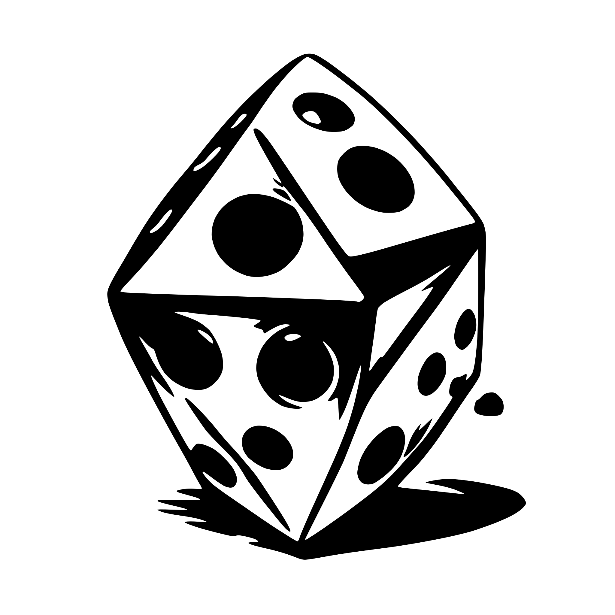 AI-generated SVG of 'role playing game dice'