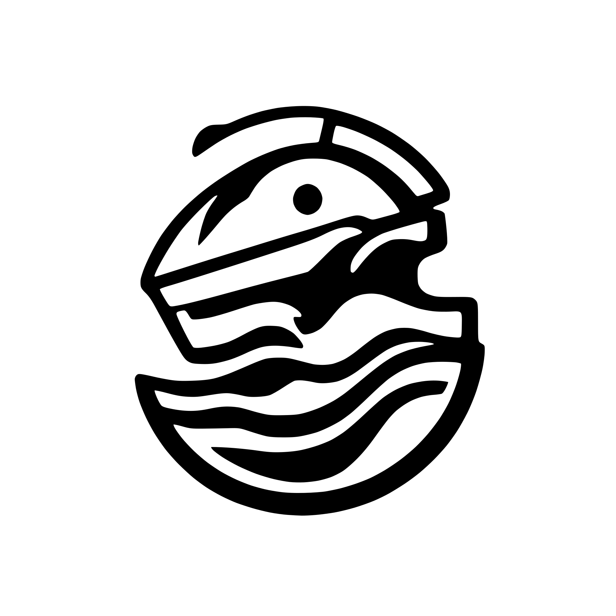 AI-generated SVG of a marine wave clean lines professional