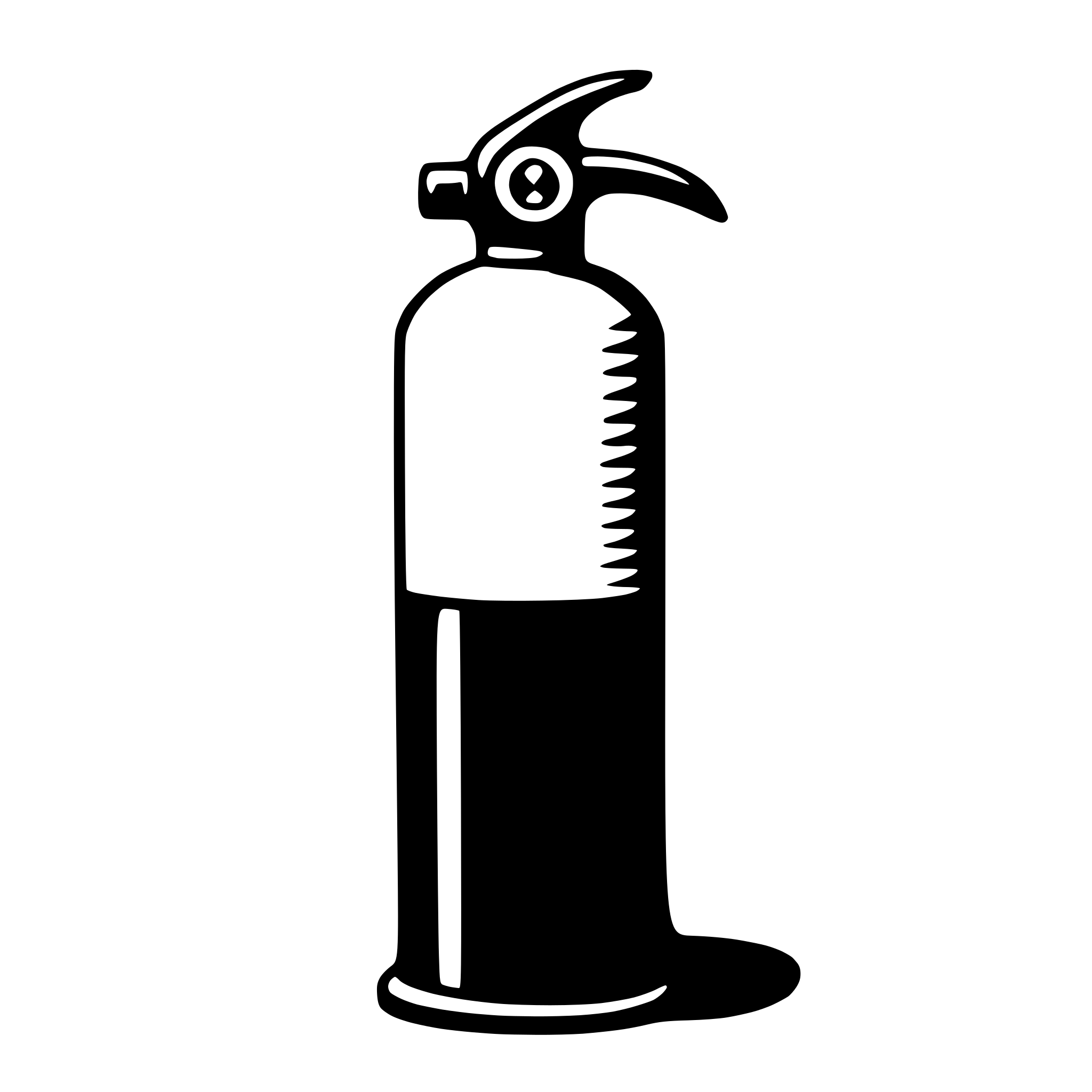 AI-generated SVG of a fire extinguisher