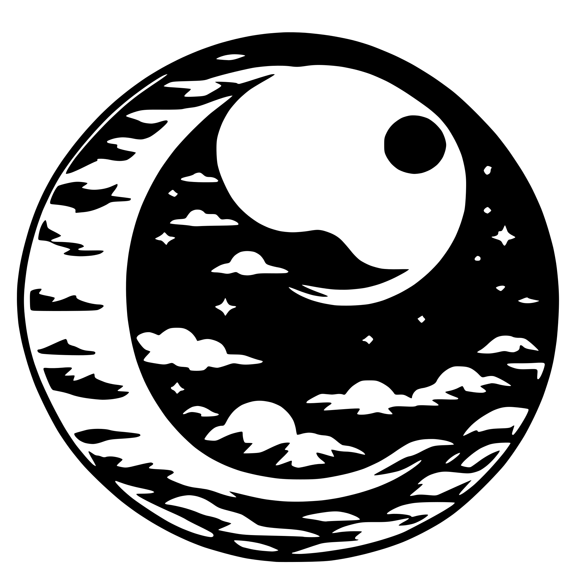 AI-generated SVG of a moon sun