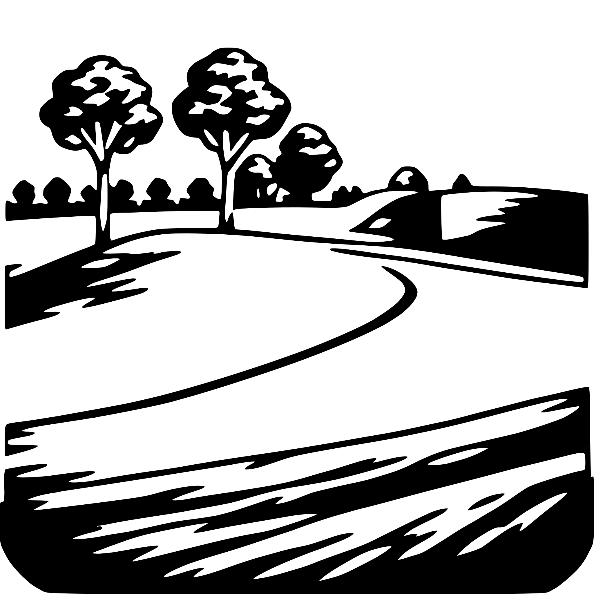 AI-generated SVG of 'cahokia mounds'