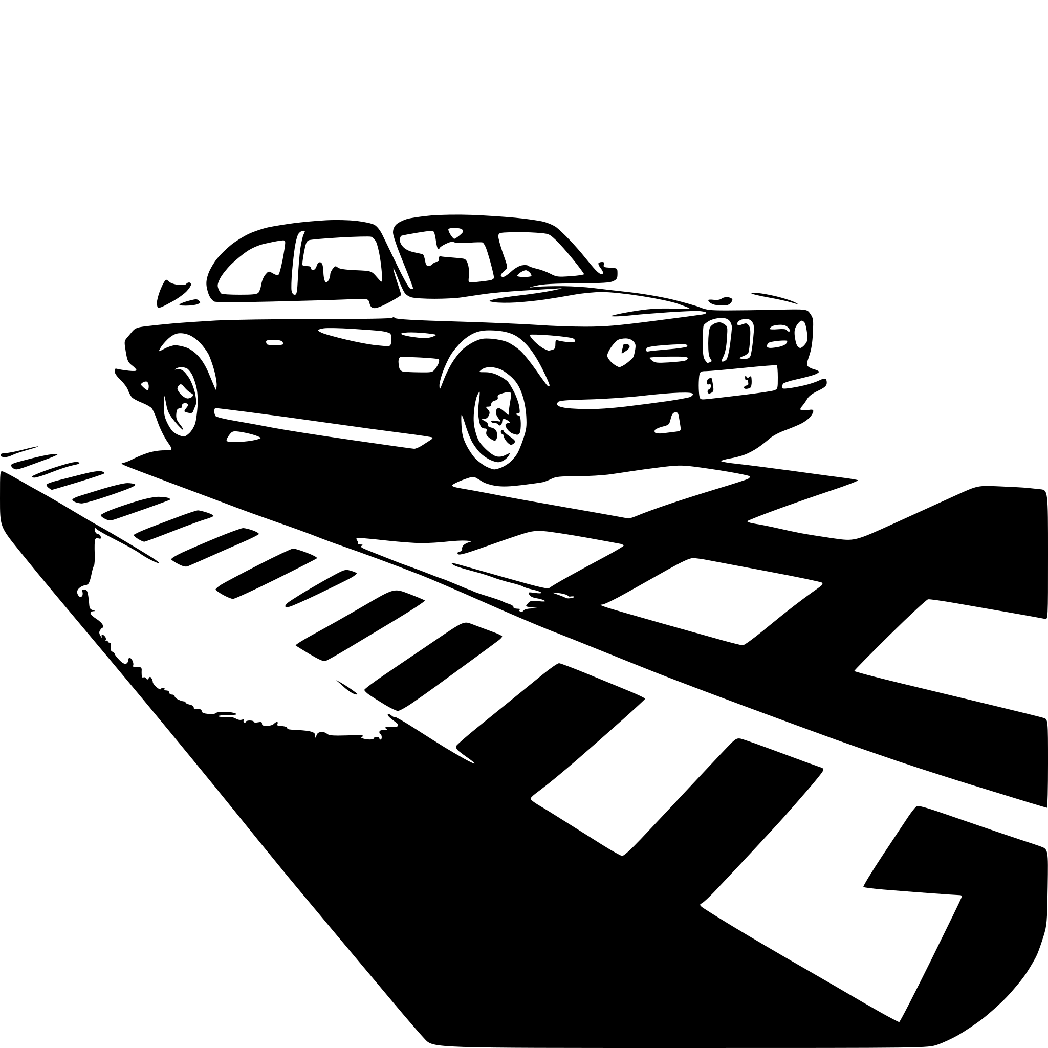 AI-generated SVG of a A BMW car crossing the finish line in a race. The finish line is the main focus of the image. The scene is dynamic but minimalistic, with no background, no shadows, and a clean, simple style. AI-generated SVG of a A BMW car crossing the finish line in a race. The finish line is the main focus of the image. The scene is dynamic but minimalistic, with no background, no shadows, and a clean, simple style.