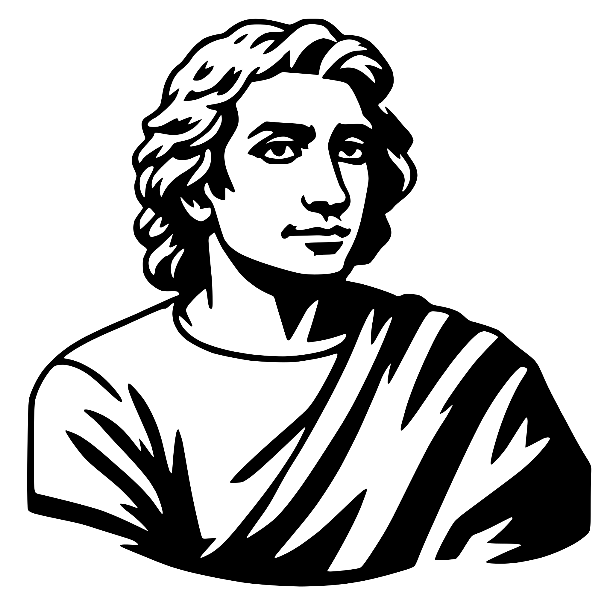 AI-generated SVG of 'michelangelo'