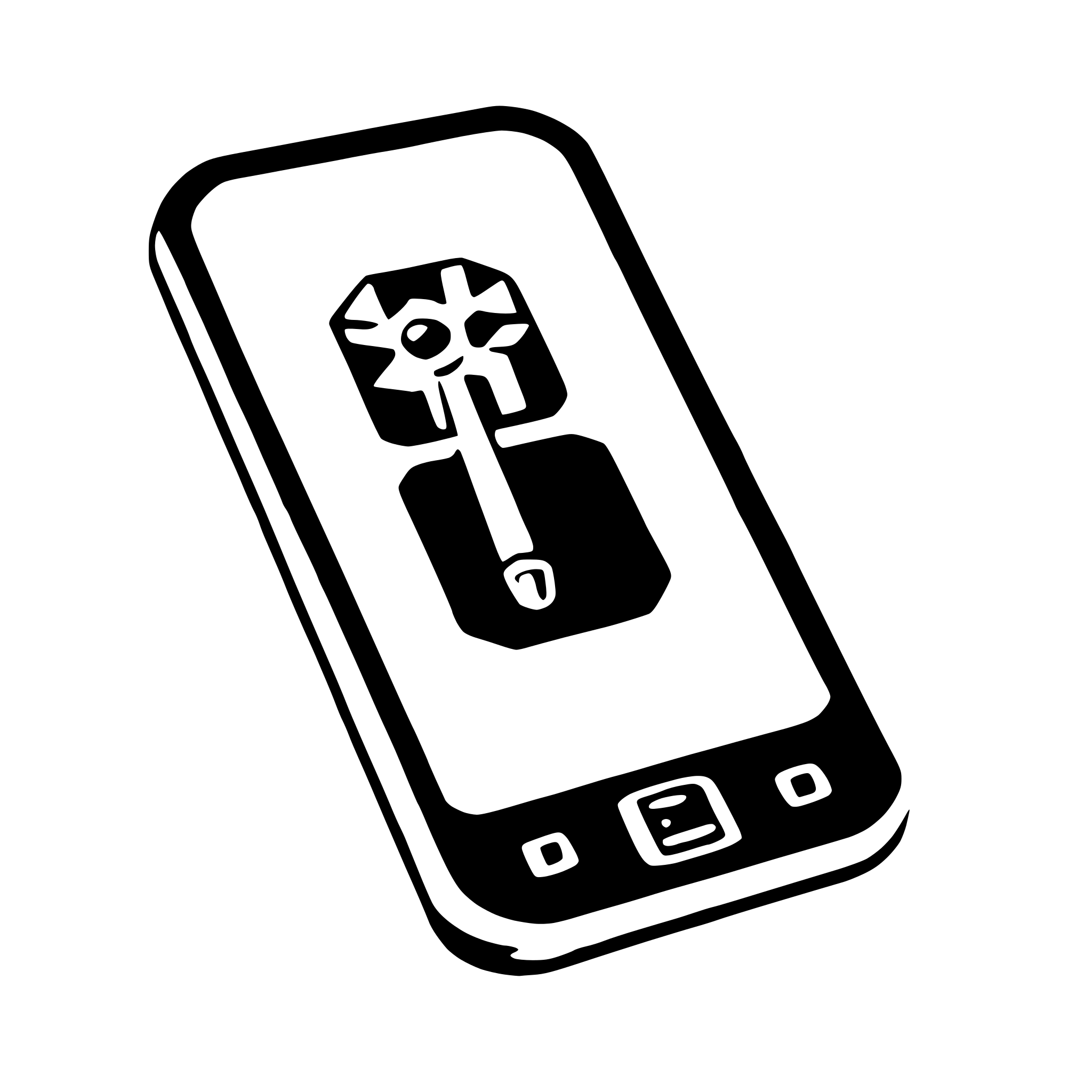 AI-generated SVG of a smartphone