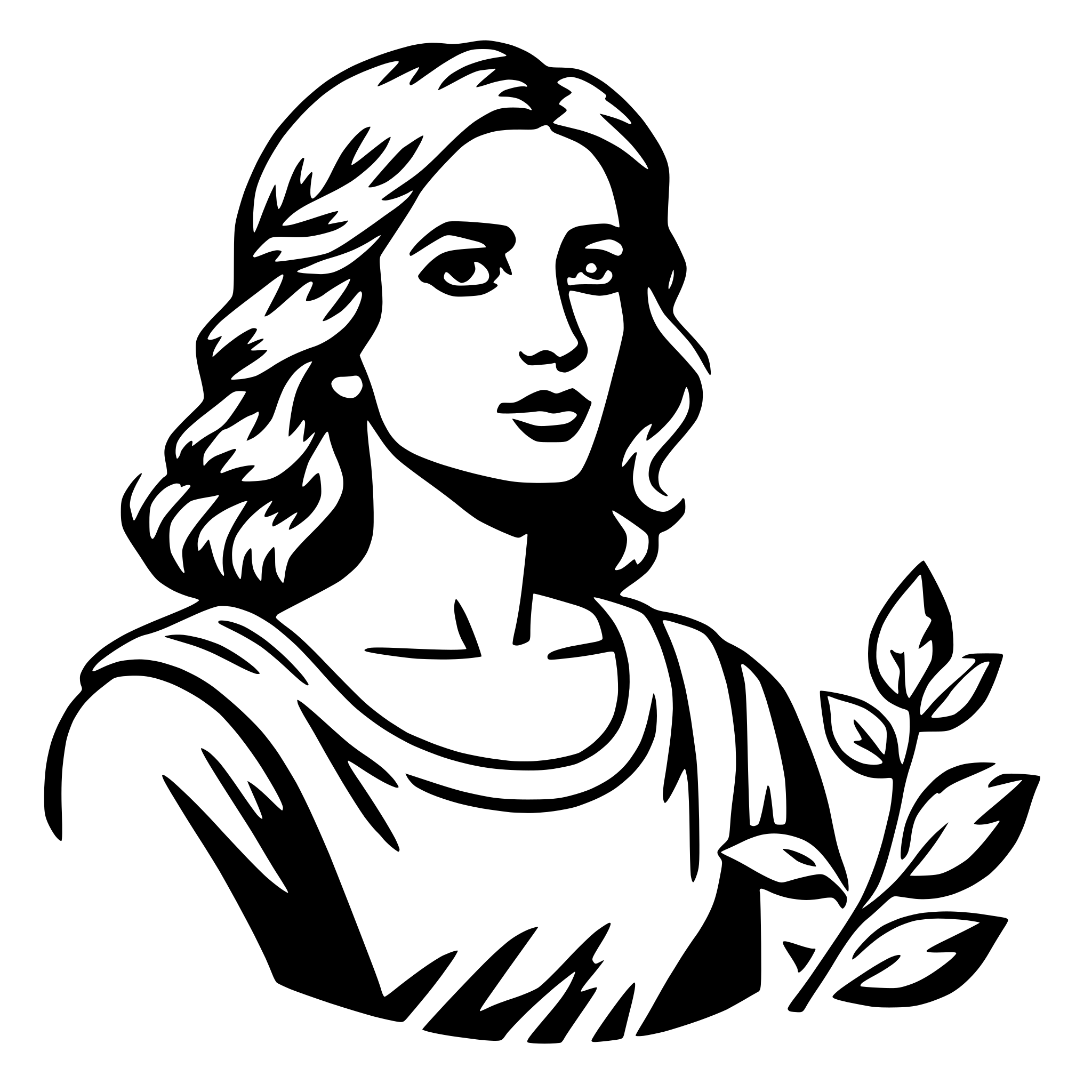 AI-generated SVG of a demeter