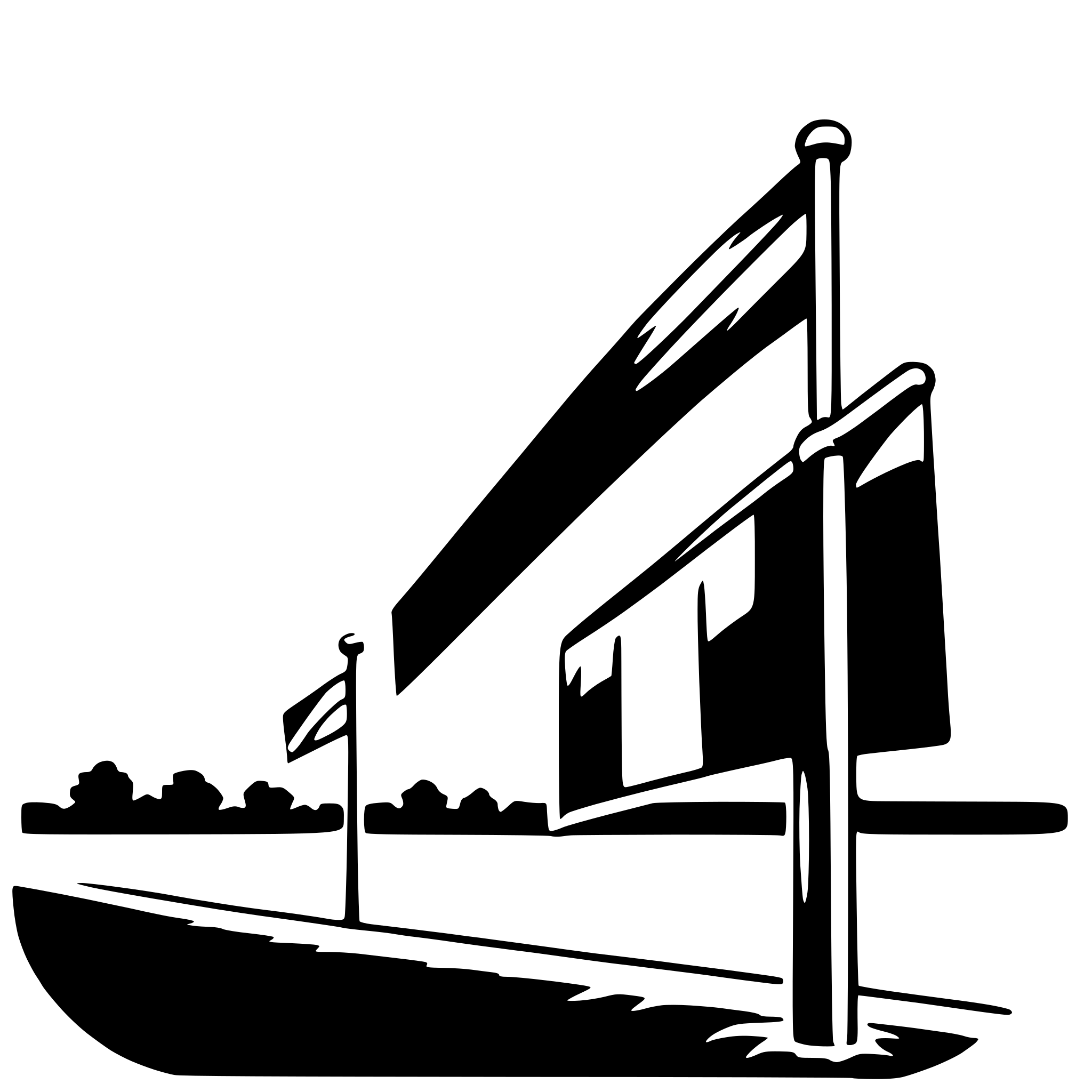 AI-generated SVG of a windsock