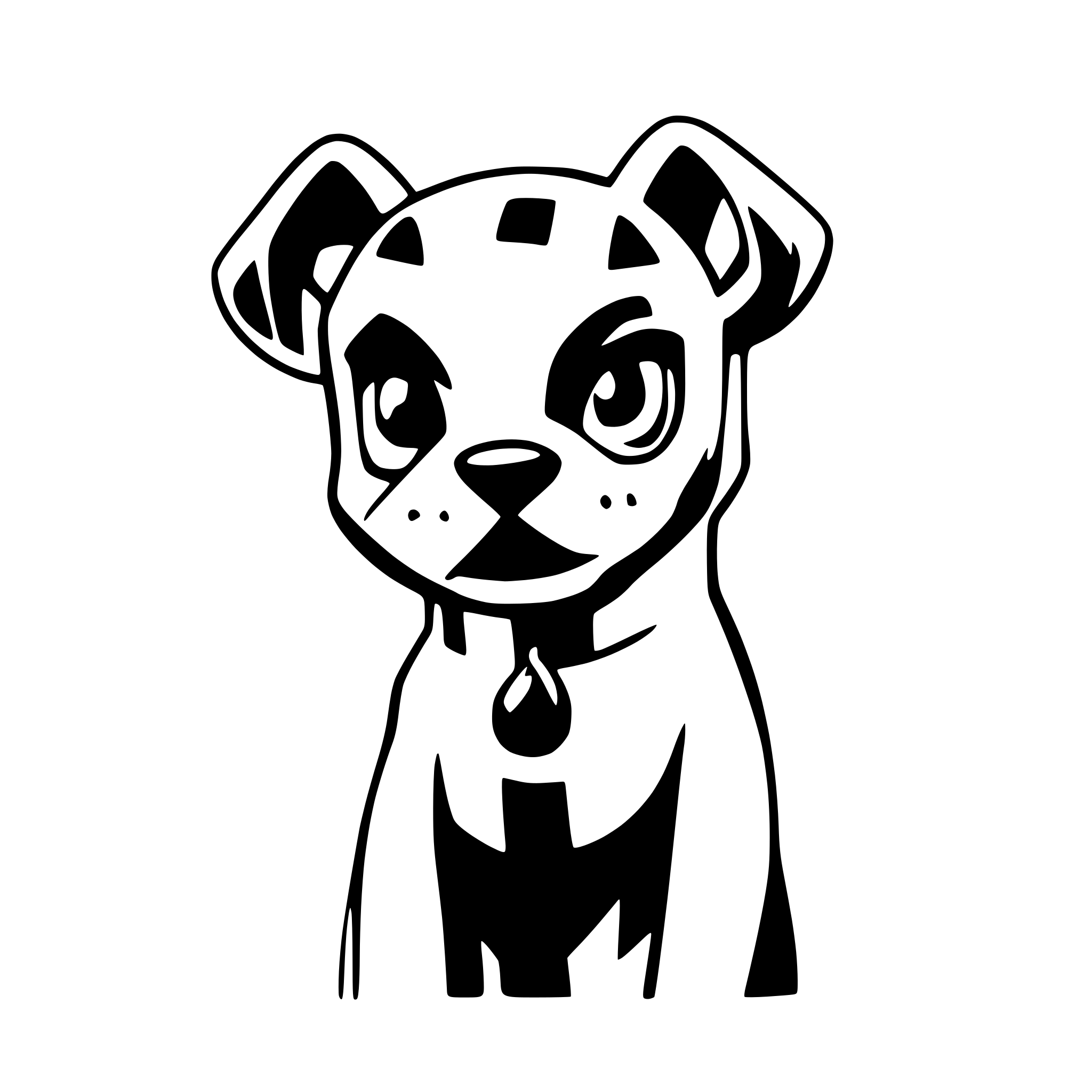 AI-generated SVG of a Boxer