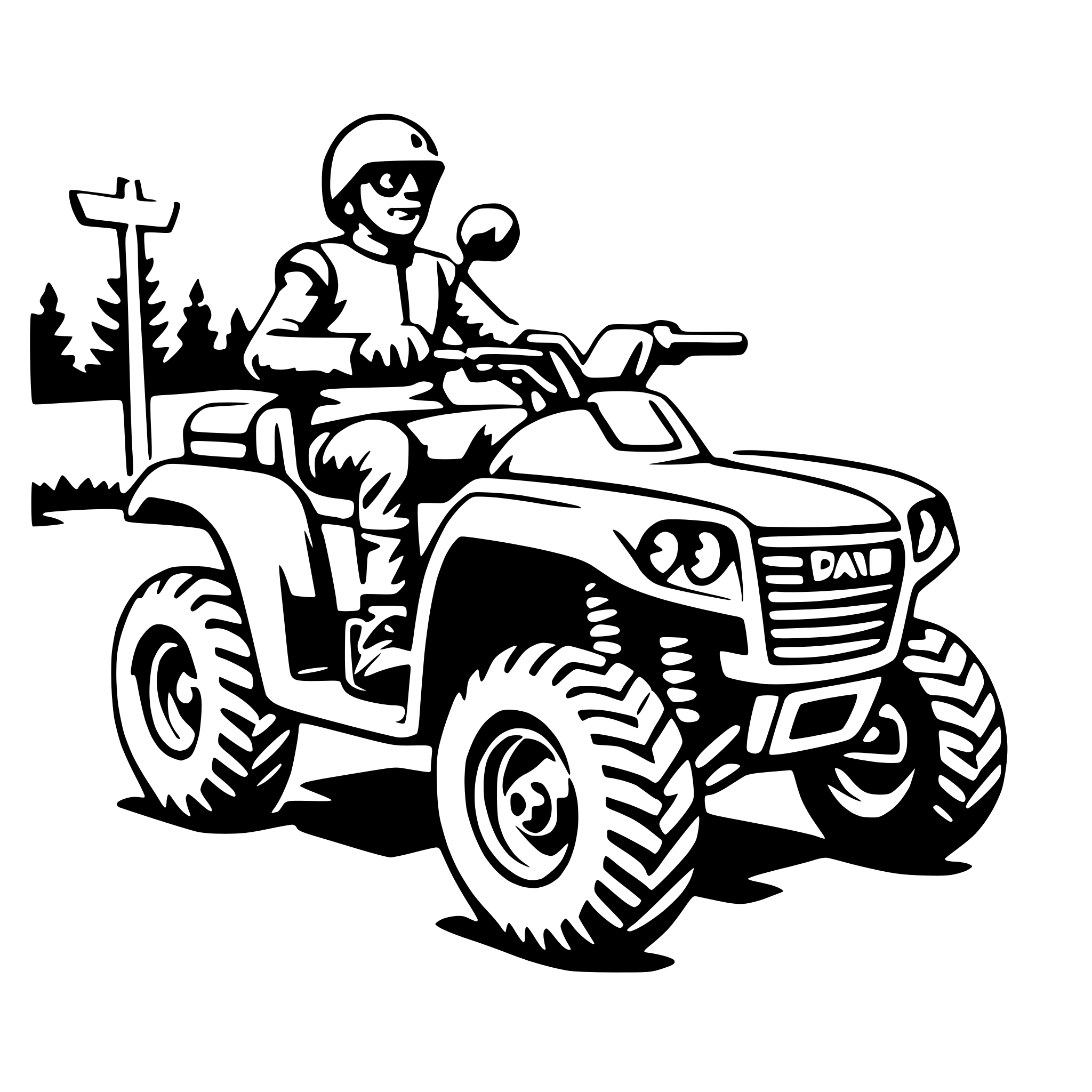 AI-generated SVG of 'all-terrain vehicle (atv)'