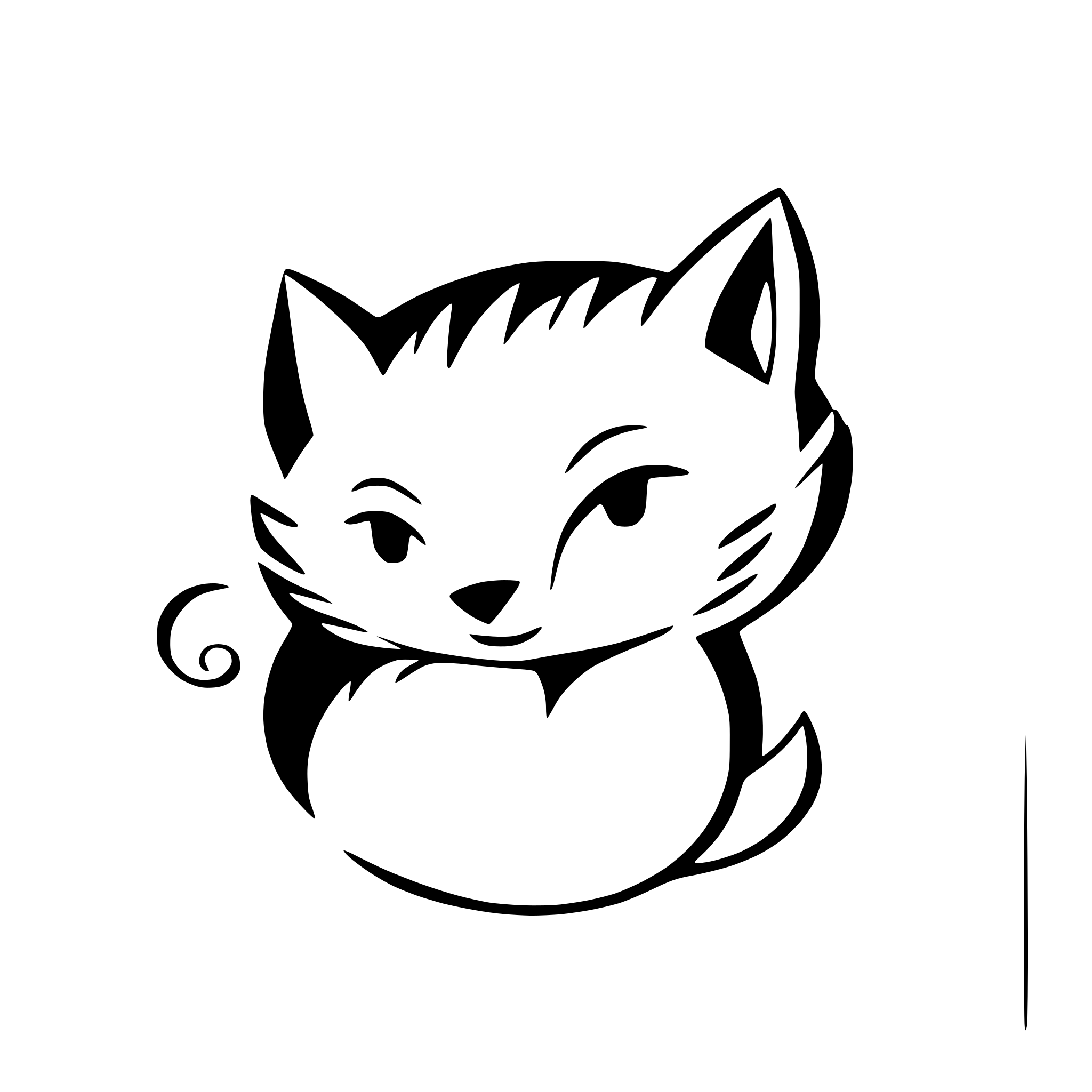 AI-generated SVG of 'fox curled up asleep'