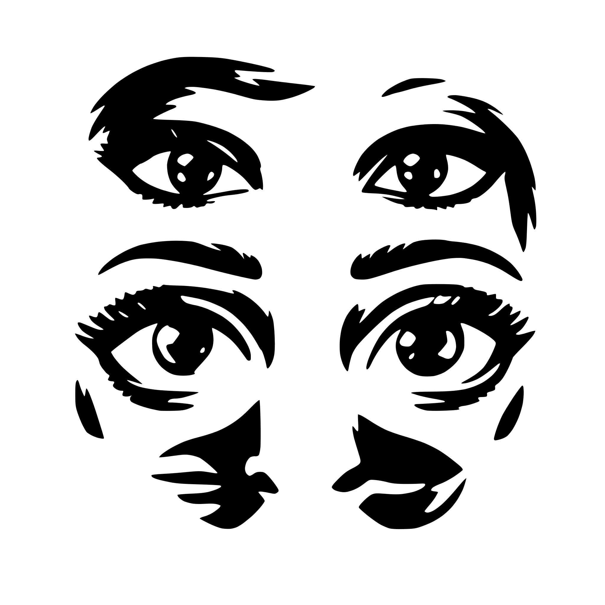 AI-generated SVG of a protect eyes promotion