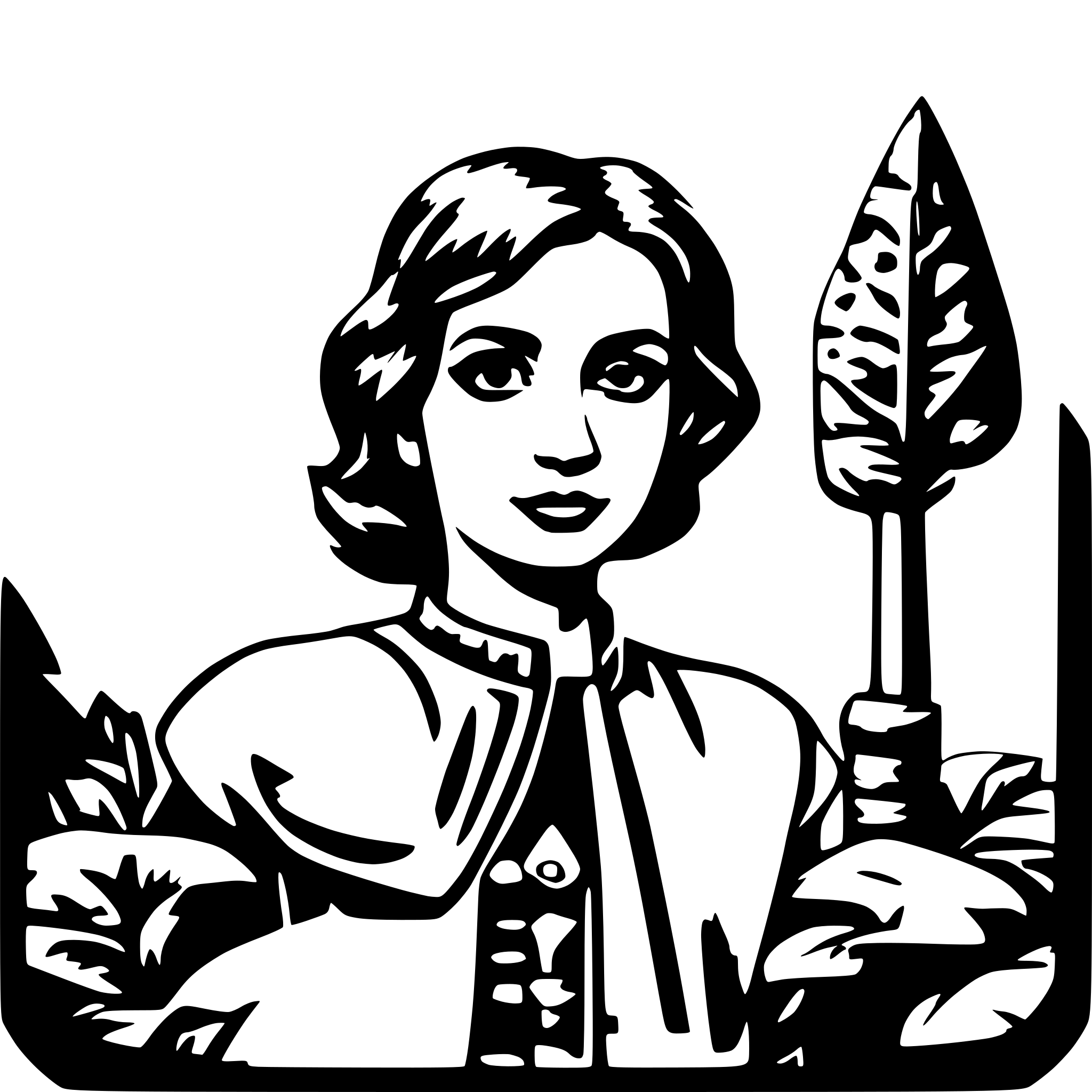 AI-generated SVG of a madaleine