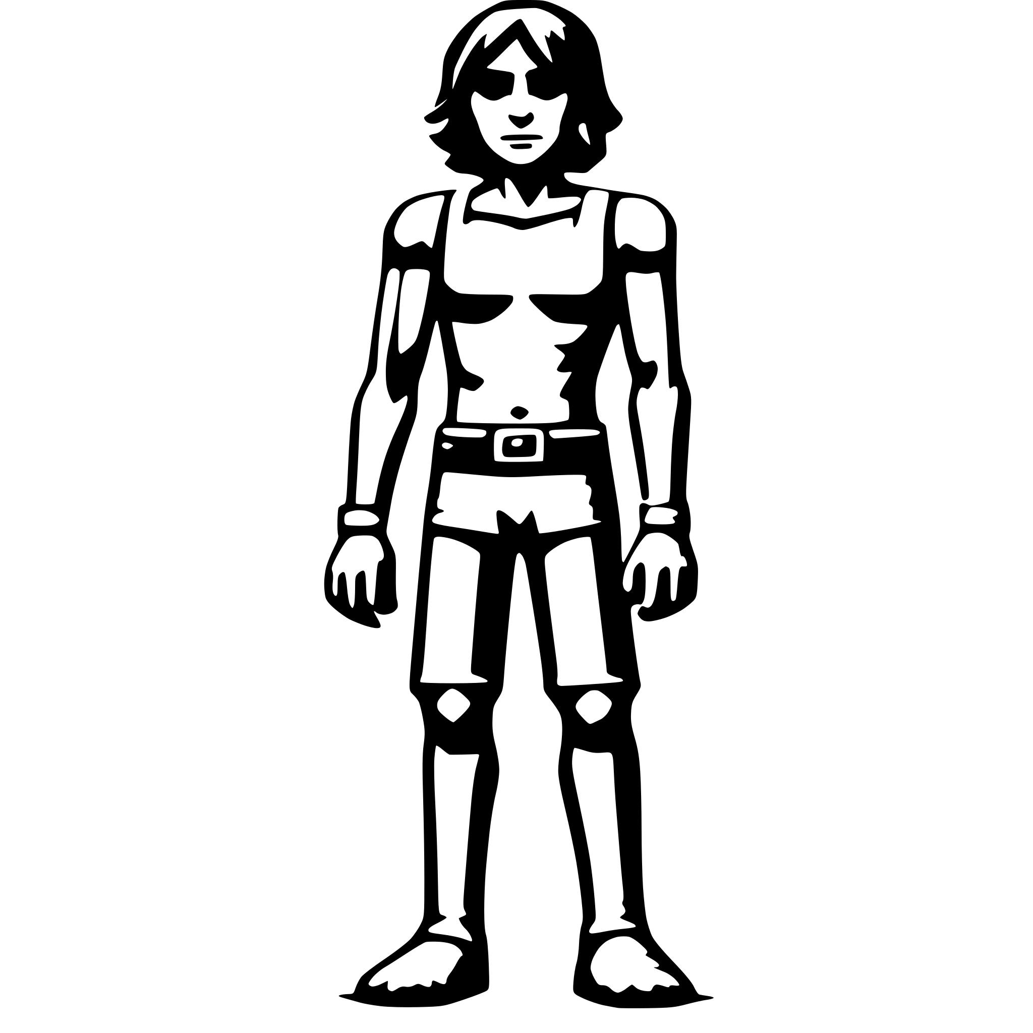 AI-generated SVG of a a 2d game icon where icon man is standing with bare body AI-generated SVG of a a 2d game icon where icon man is standing with bare body