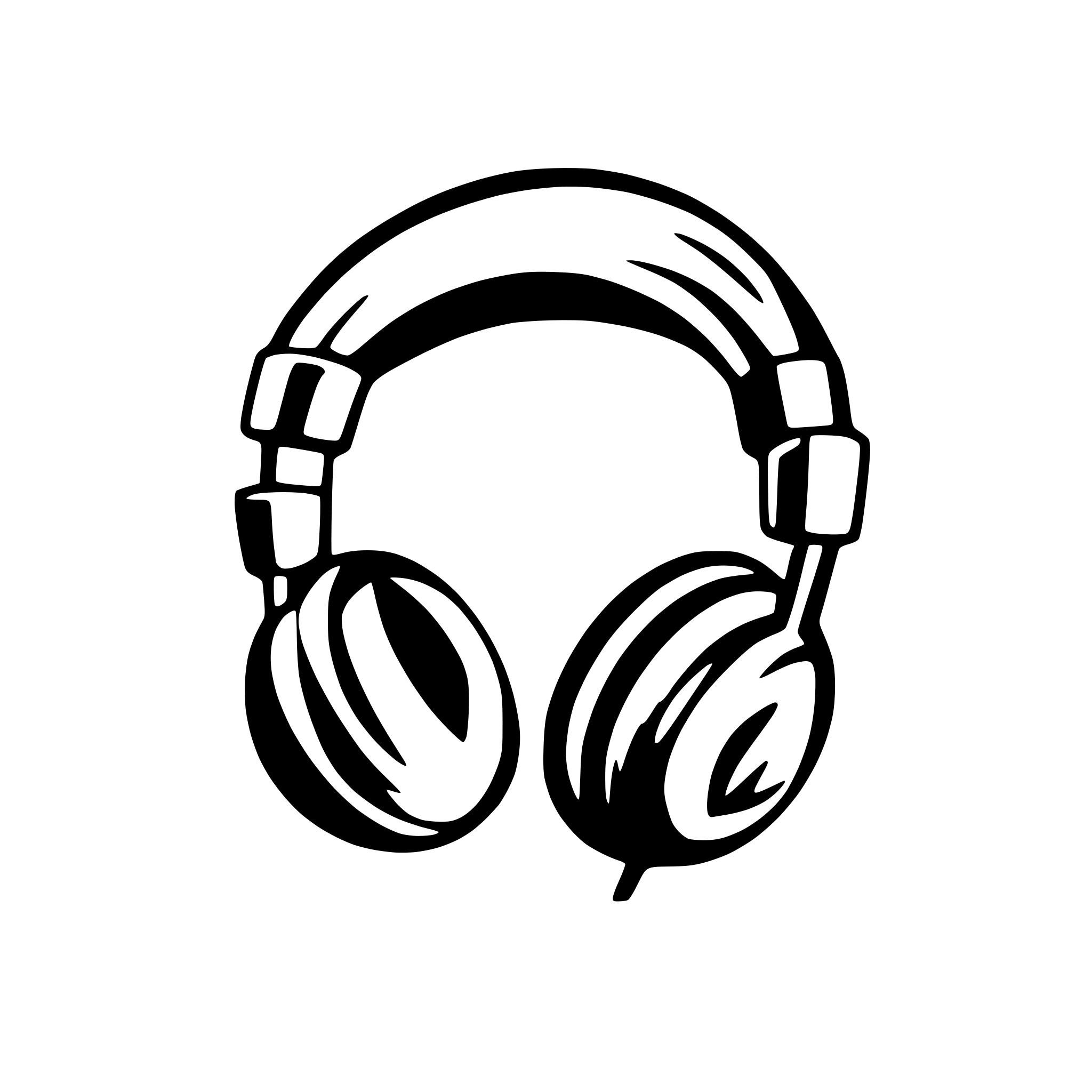 AI-generated SVG of 'headphone logo'