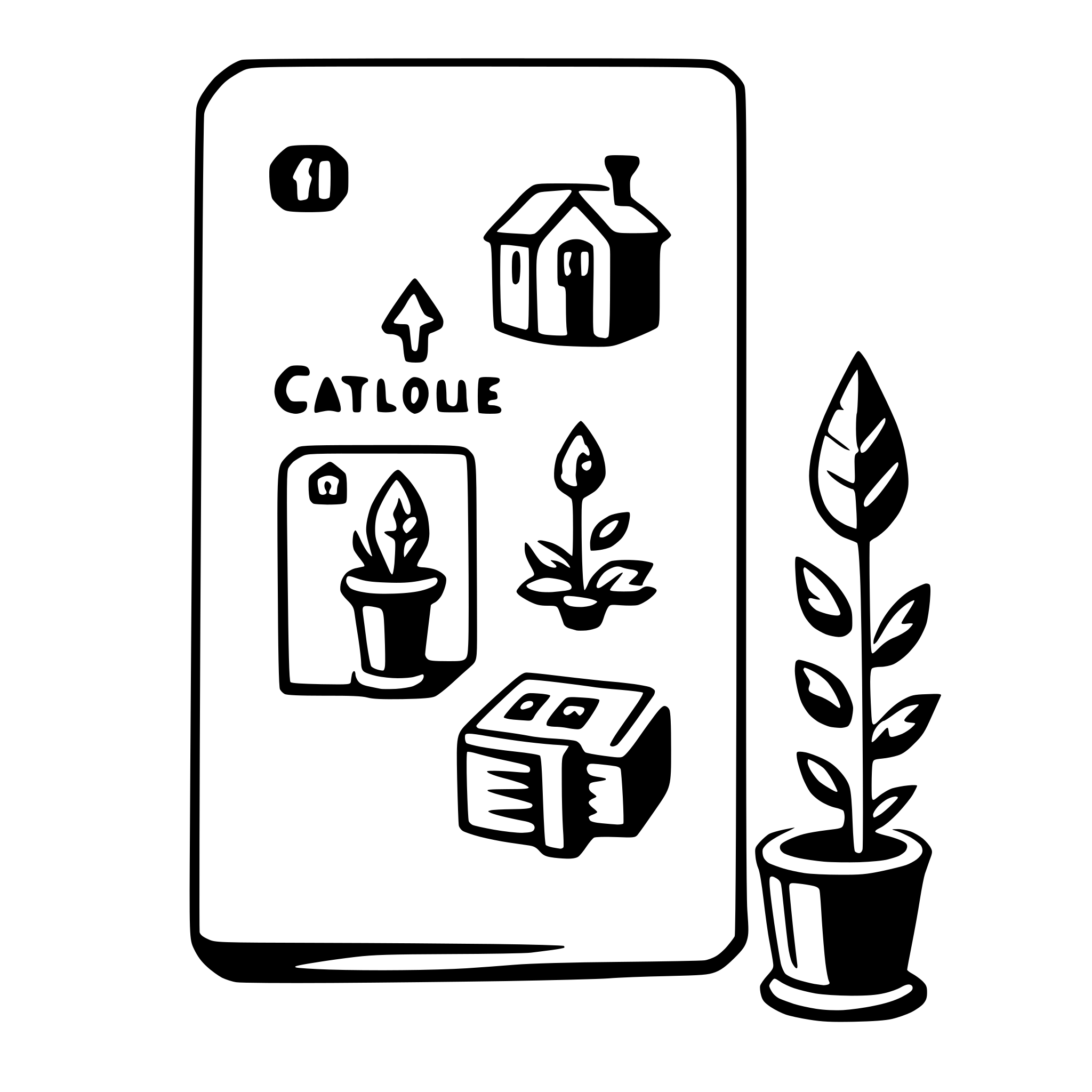 AI-generated SVG of a catalogue