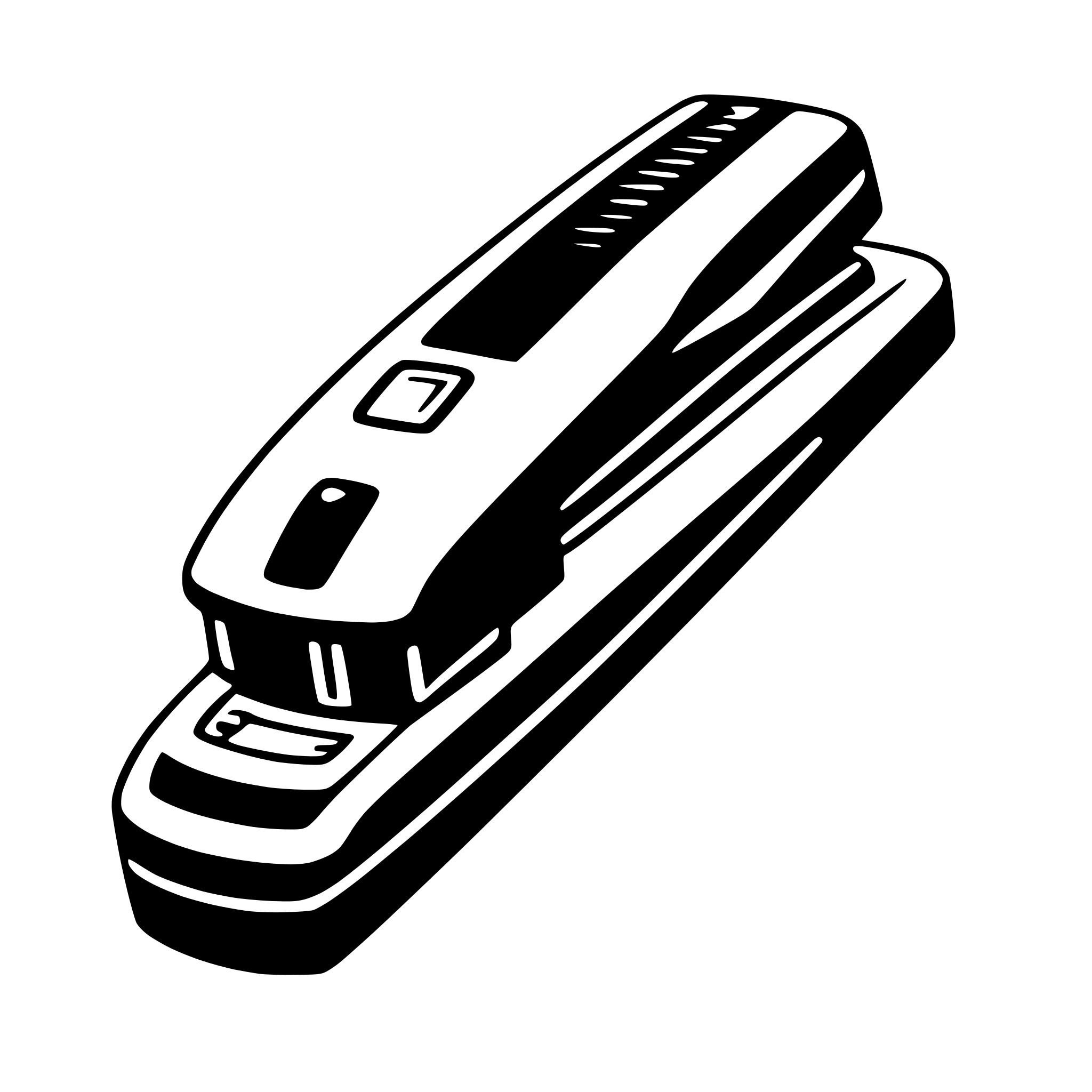 AI-generated SVG of a stapler