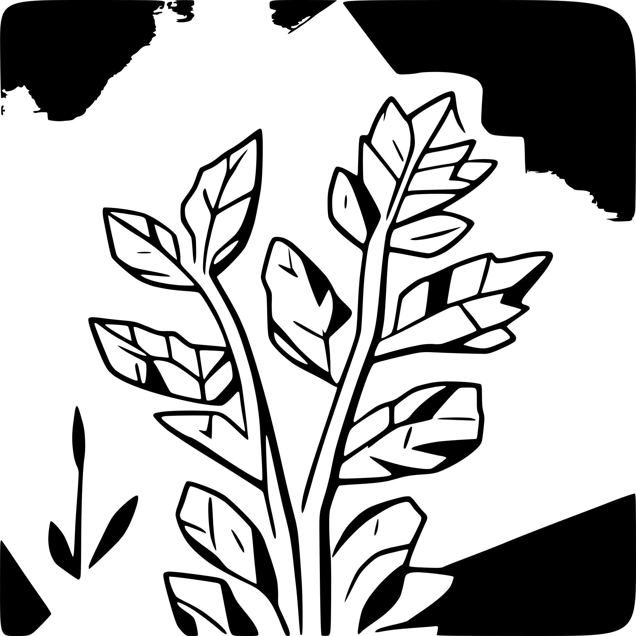 AI-generated SVG of a thorny bush