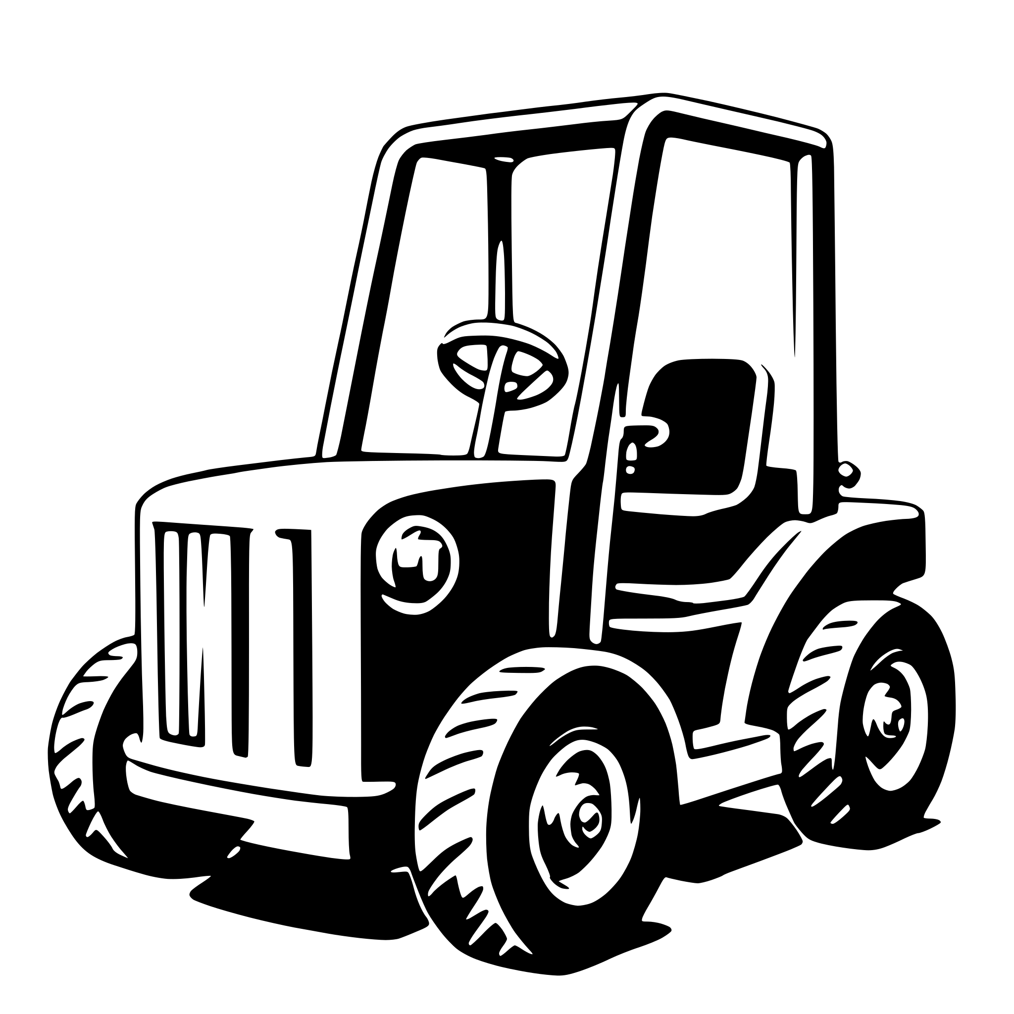 AI-generated SVG of a forklift