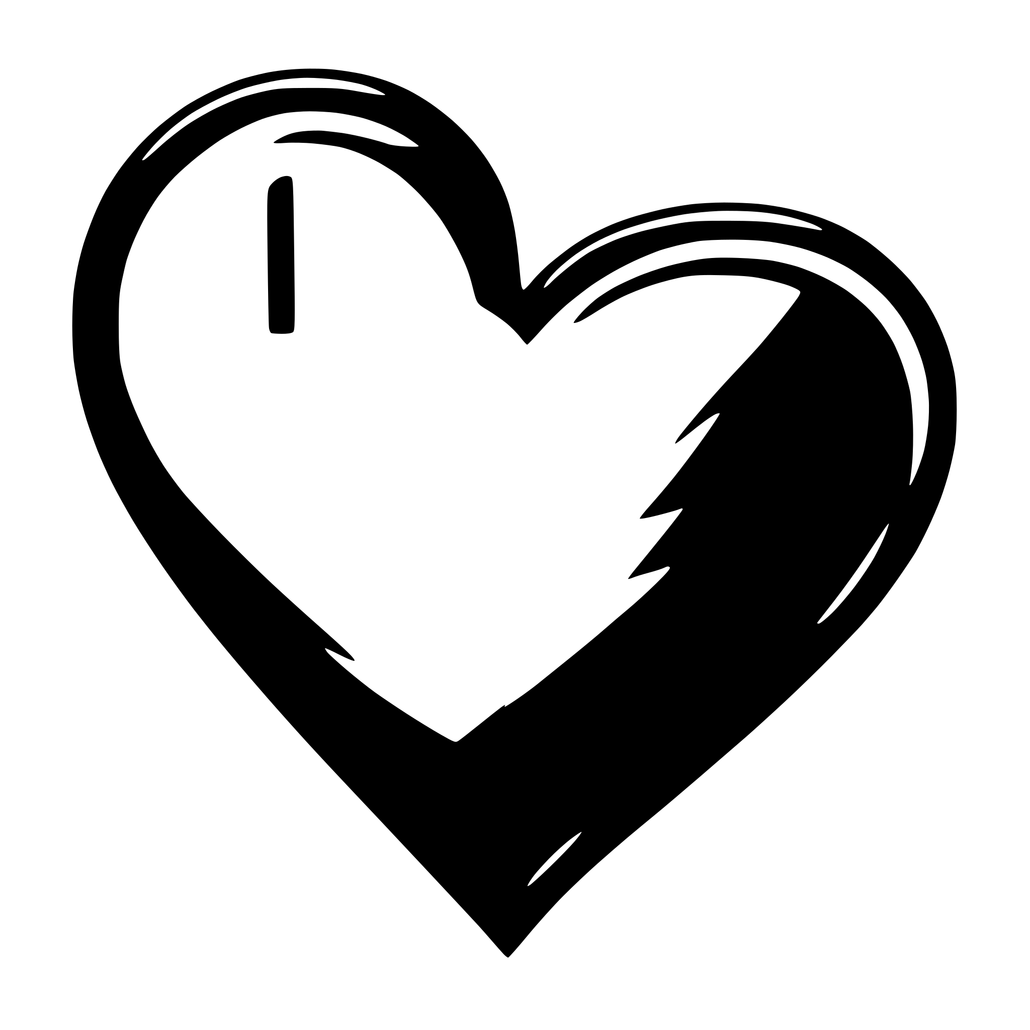 AI-generated SVG of a heart with loop