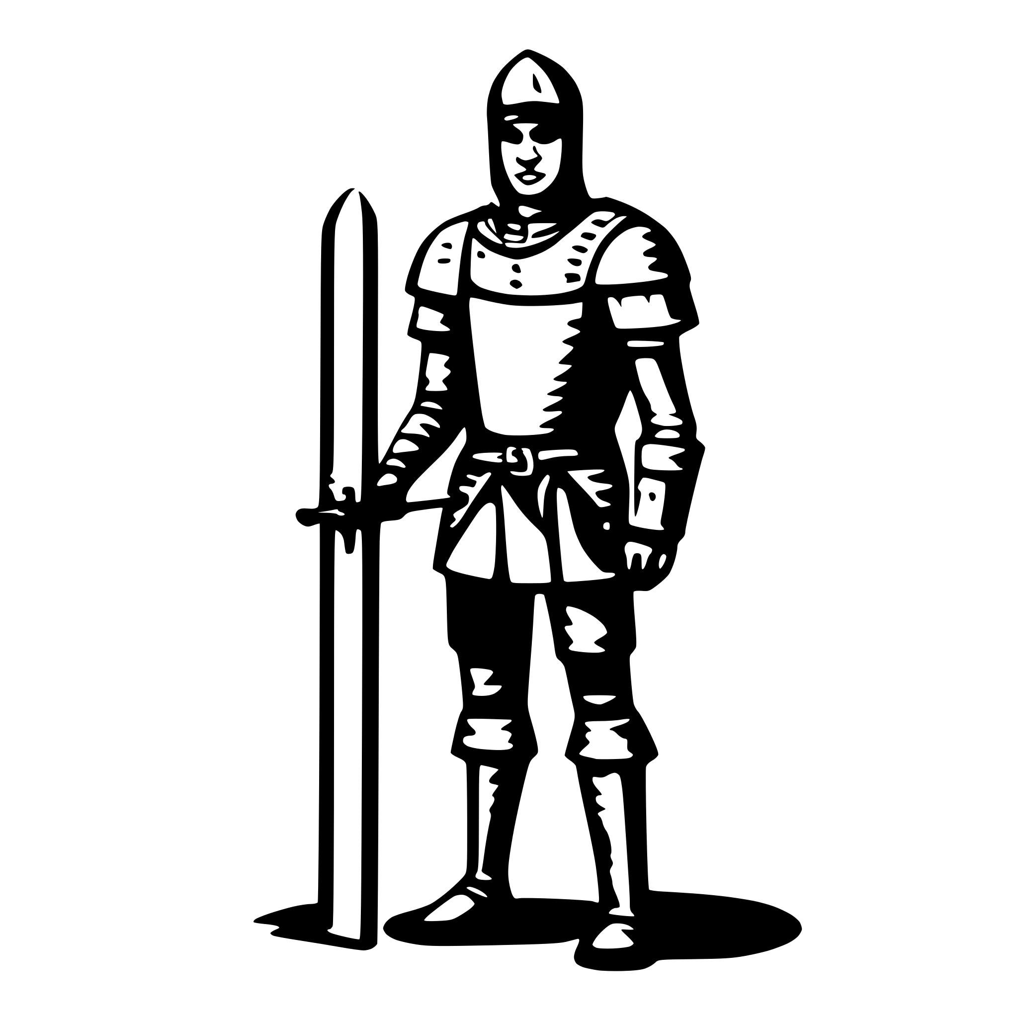 AI-generated SVG of 'Shiled Guard'