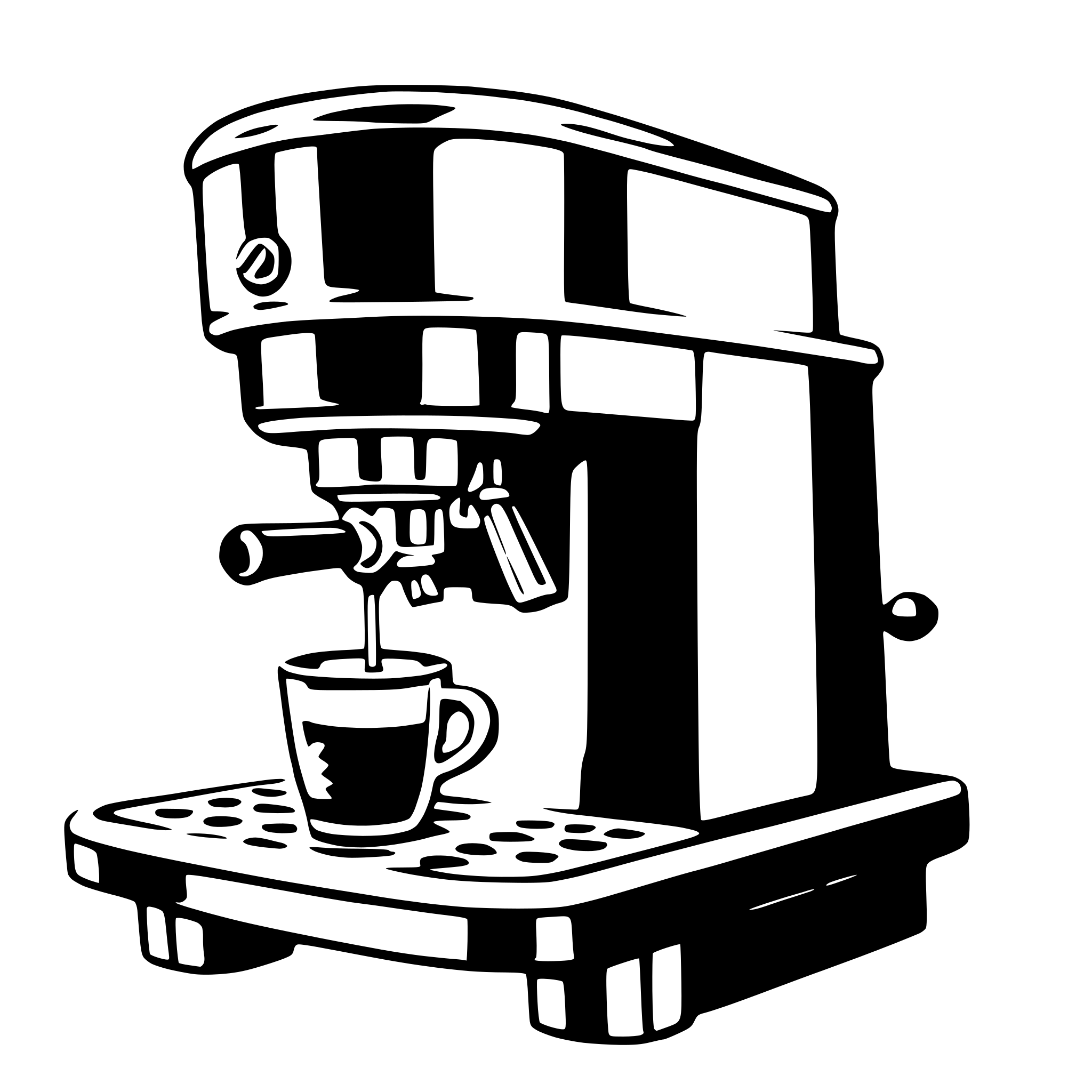 AI-generated SVG of 'espresso machine'