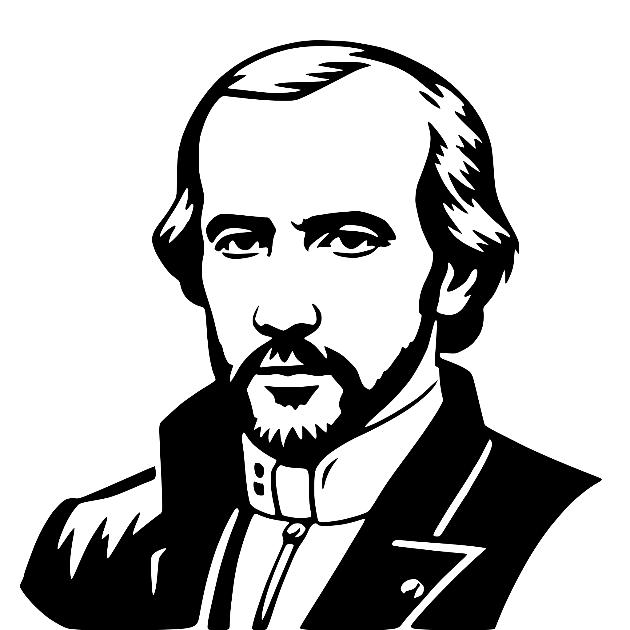AI-generated SVG of 'fyodor dostoevsky'