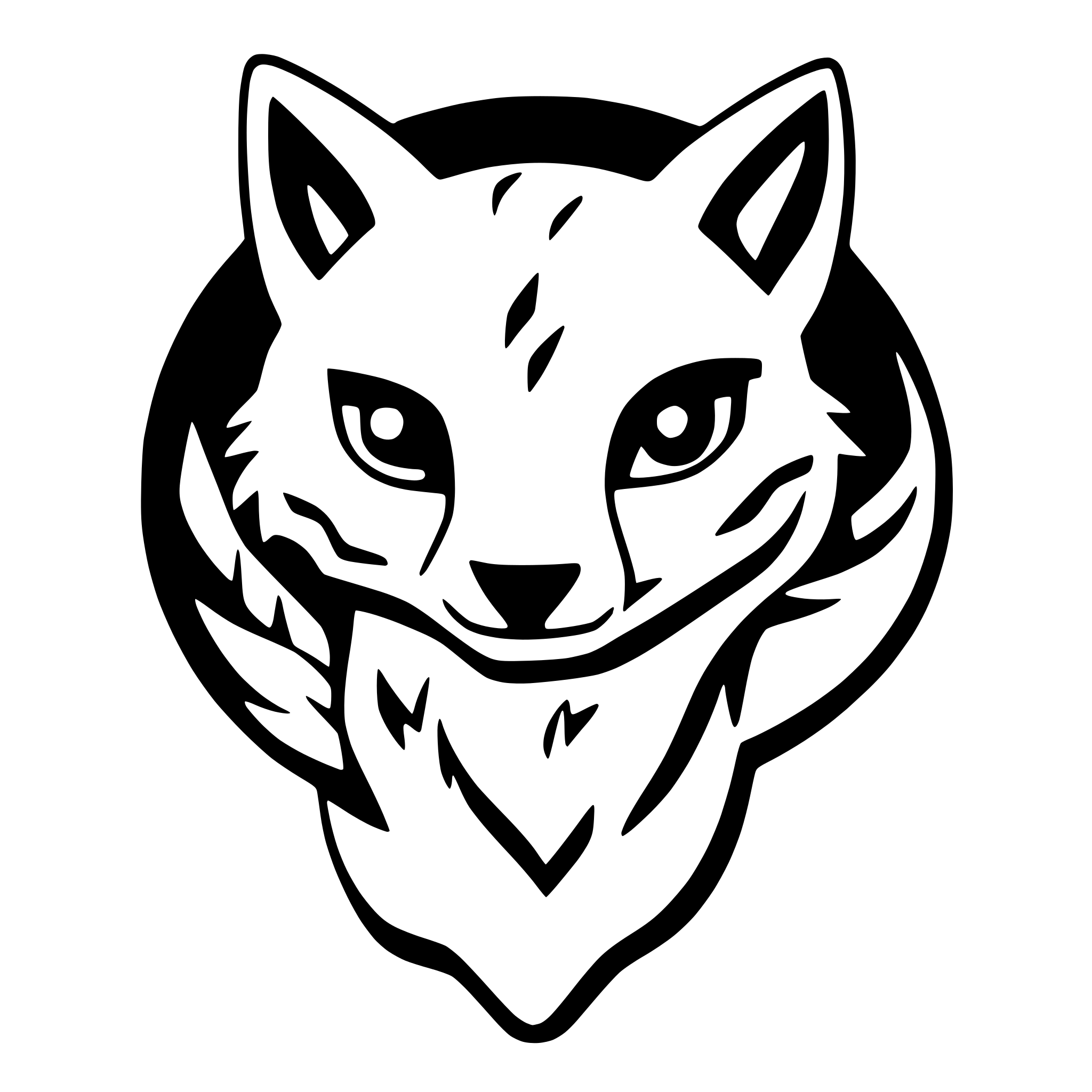 AI-generated SVG of 'make image of a fox'