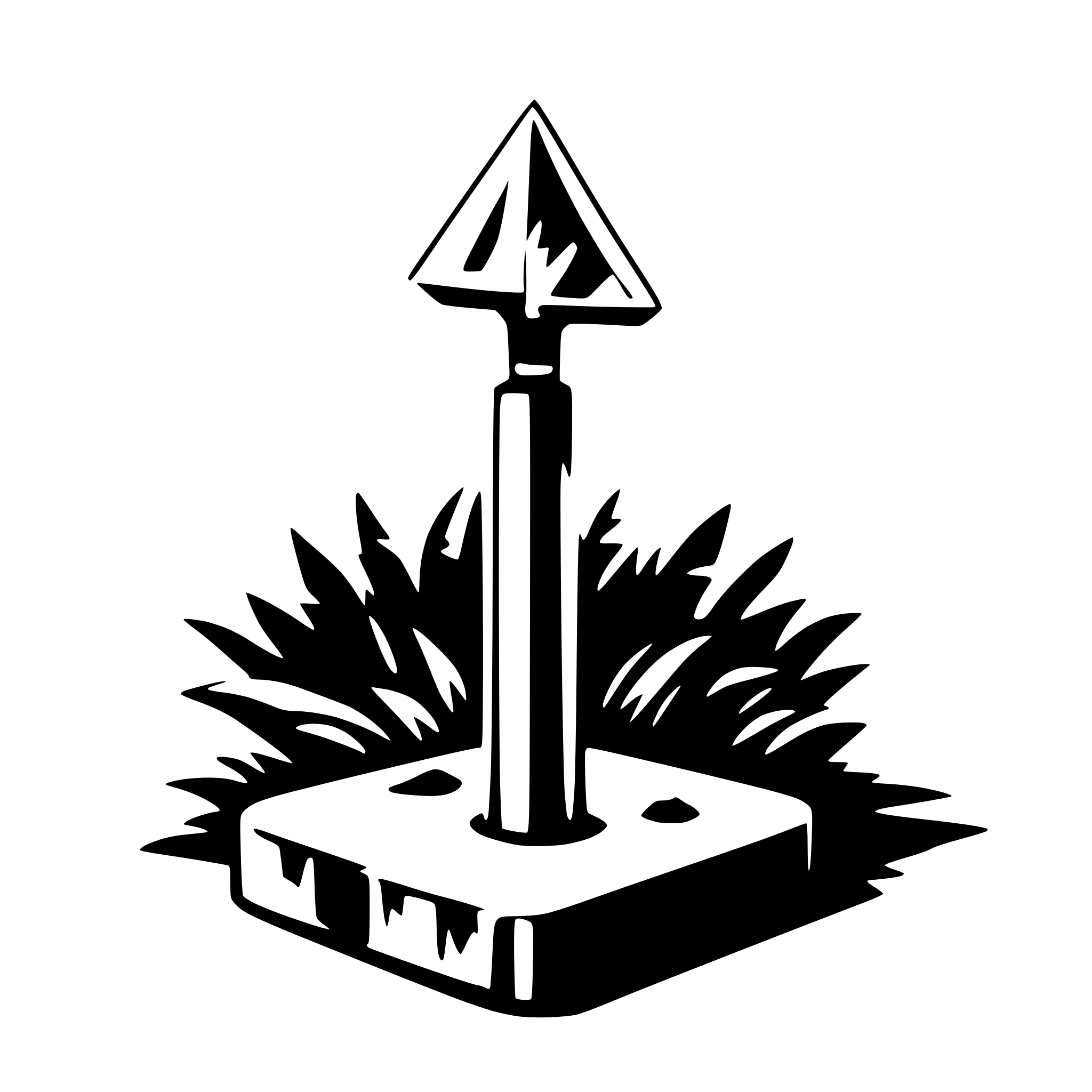 AI-generated SVG of 'benchmark'