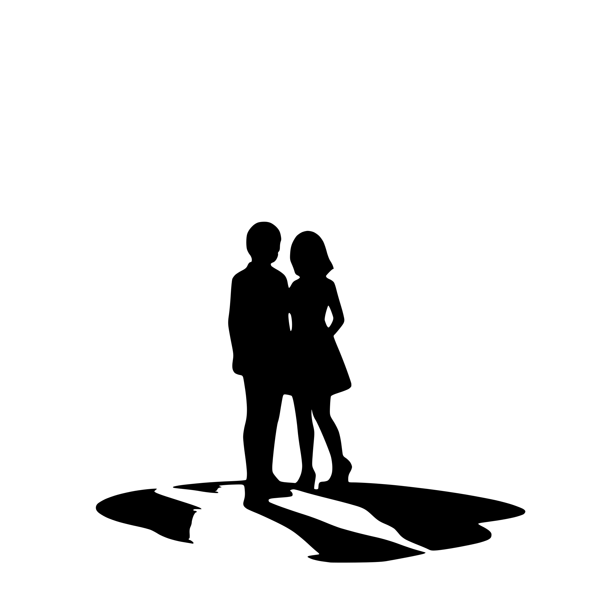 AI-generated SVG of a couple in love