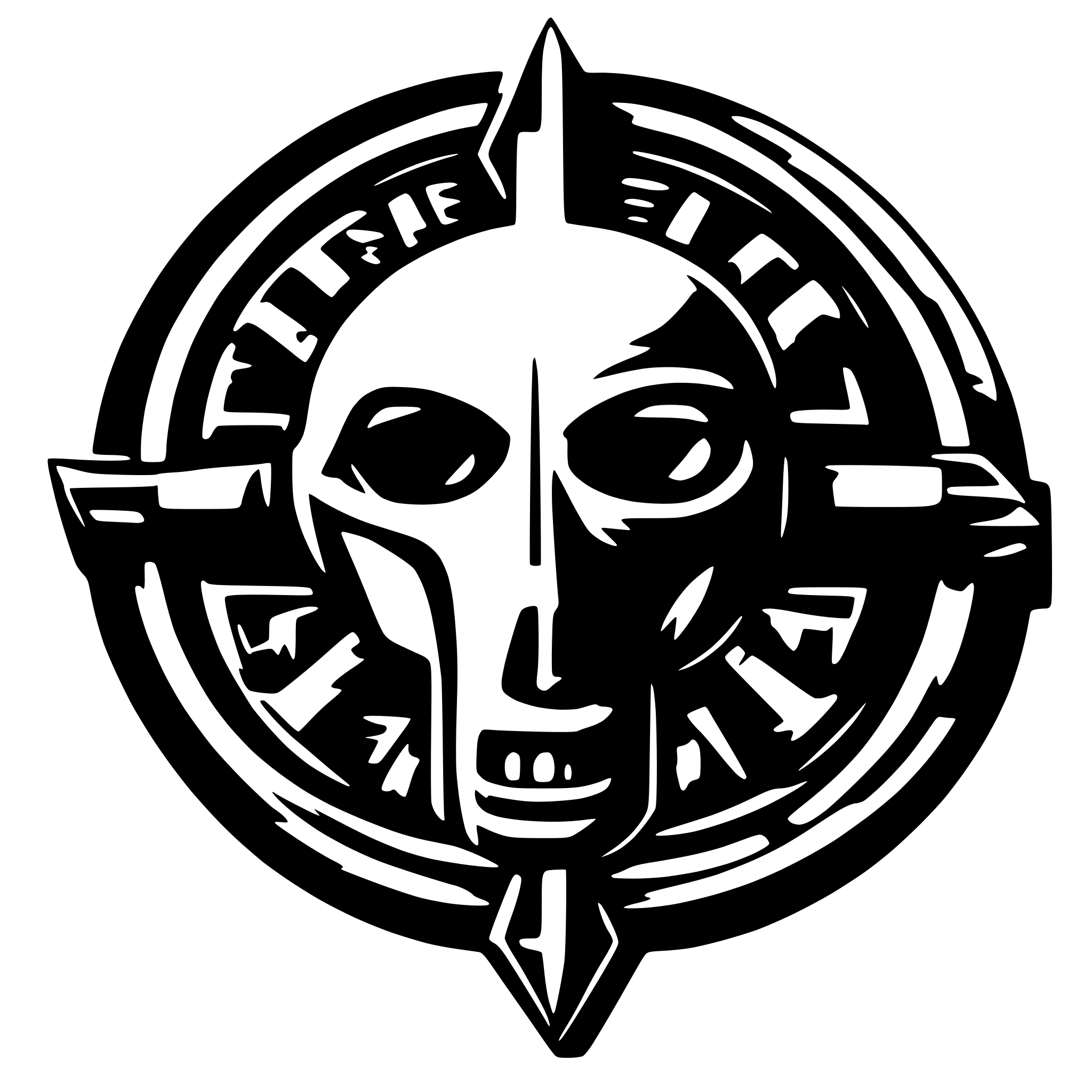 AI-generated SVG of a cyber sigilism