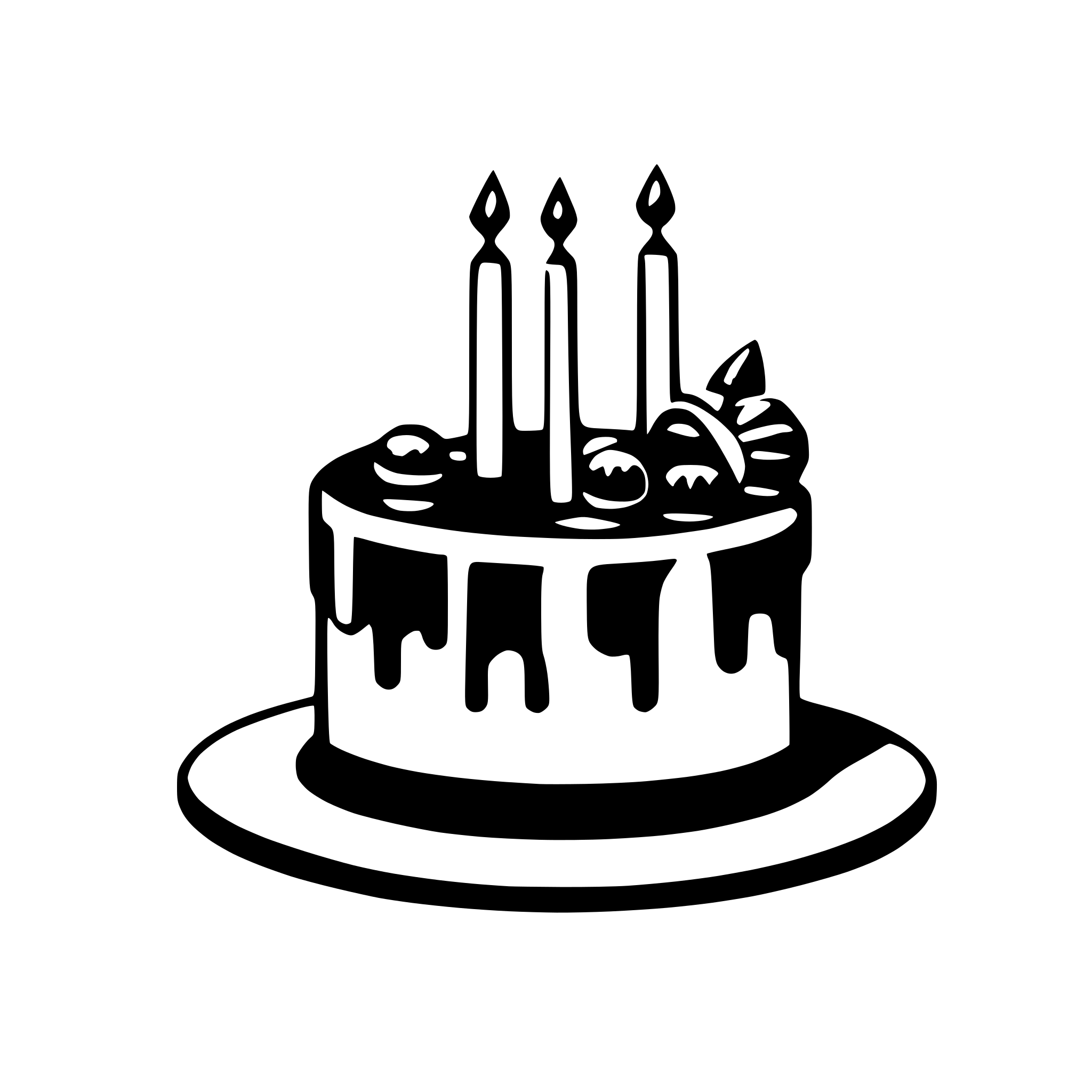AI-generated SVG of 'Happy Birthday writing'