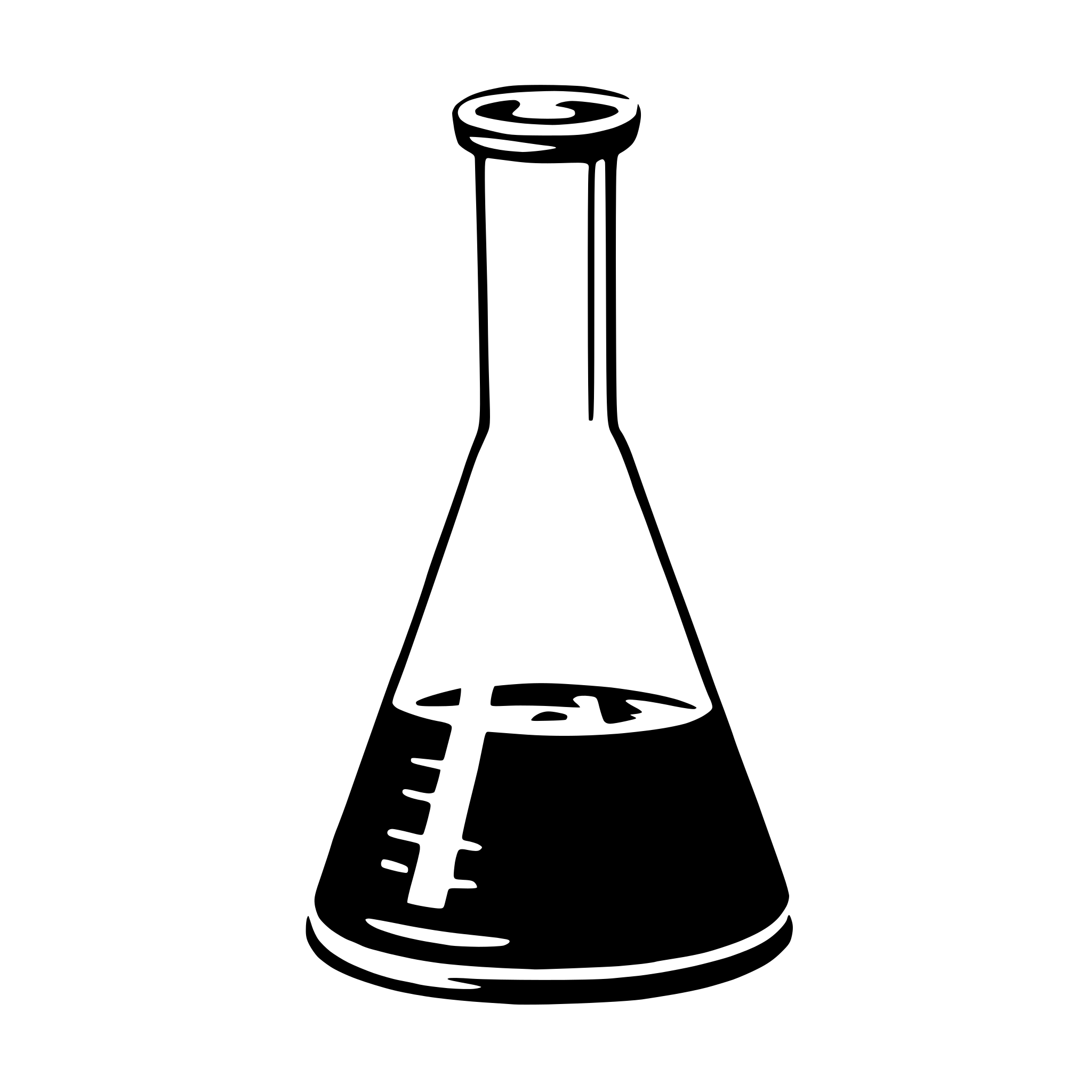 AI-generated SVG of 'erlenmeyer flask'