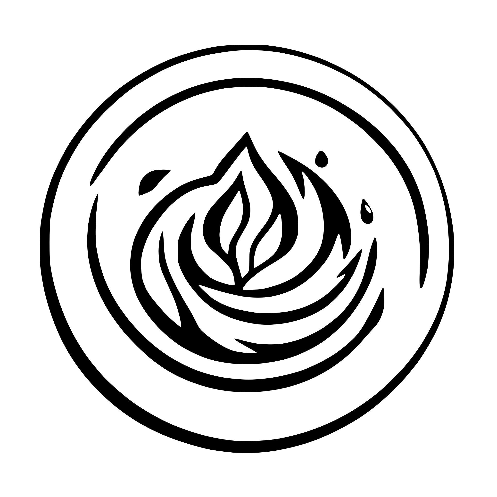 AI-generated SVG of a icon that can be used for meditation website