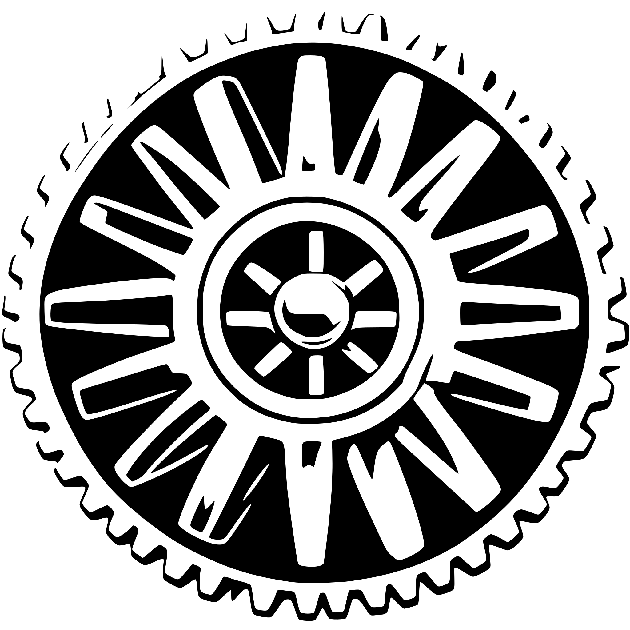 AI-generated SVG of a fancy cog wheel