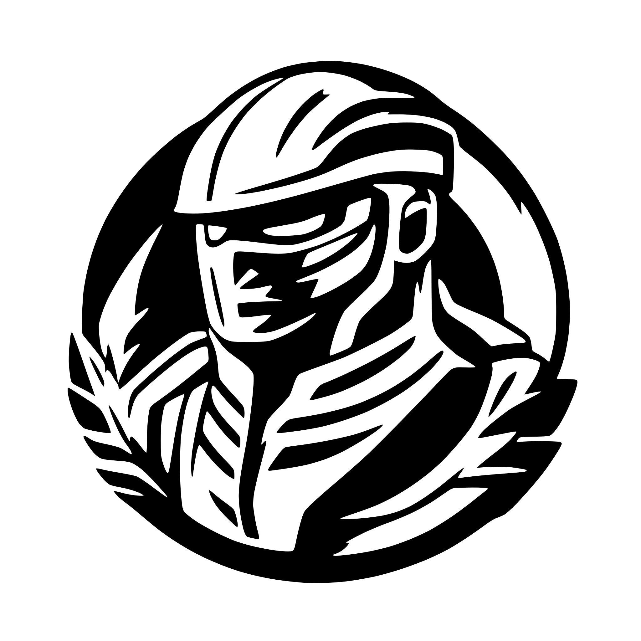 AI-generated SVG of 'a Falcon especial forces style'