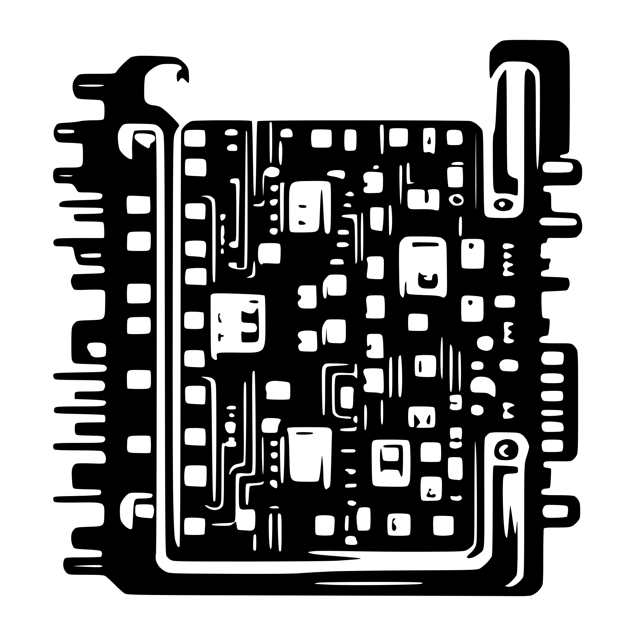AI-generated SVG of a motherboard circuit