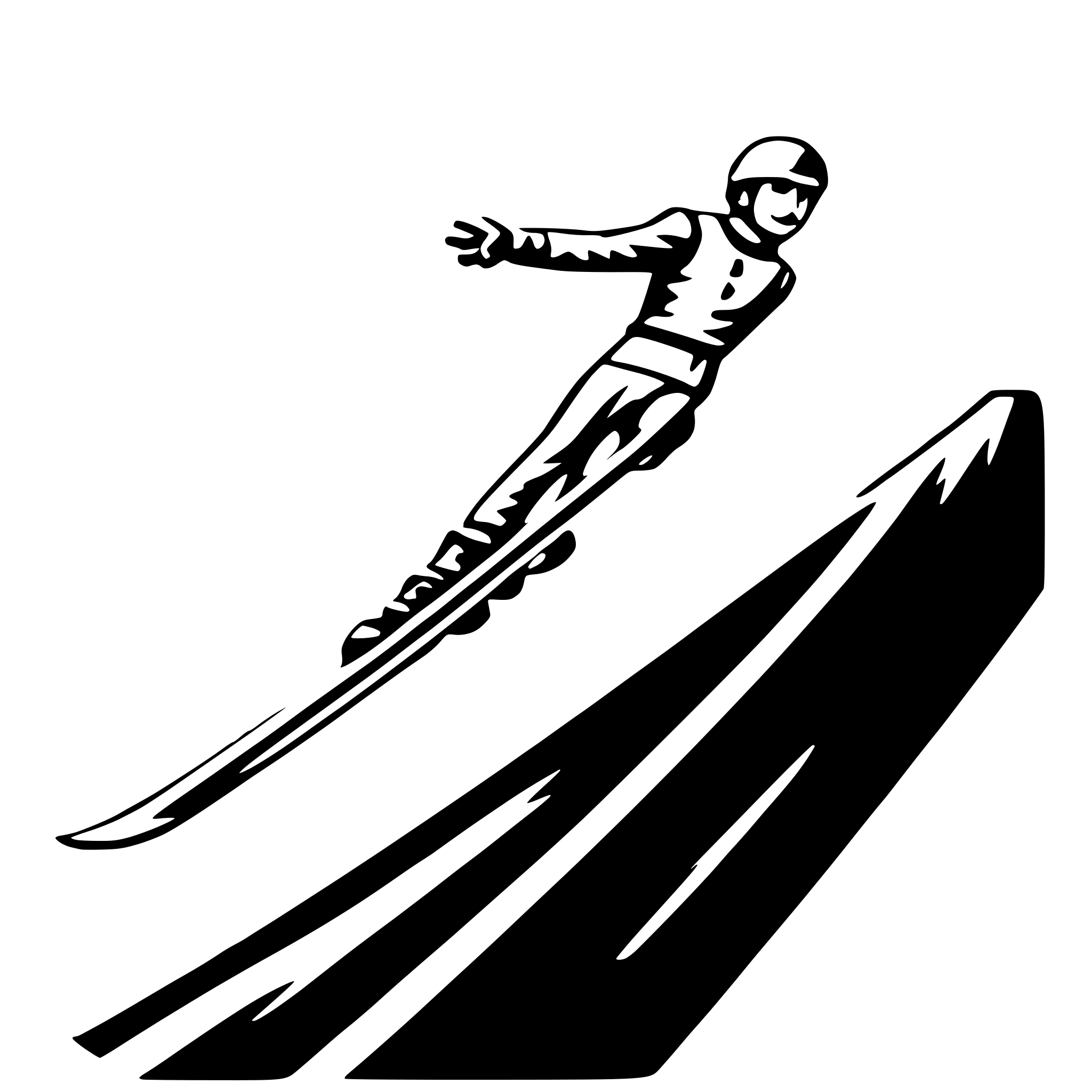 AI-generated SVG of a ski jump