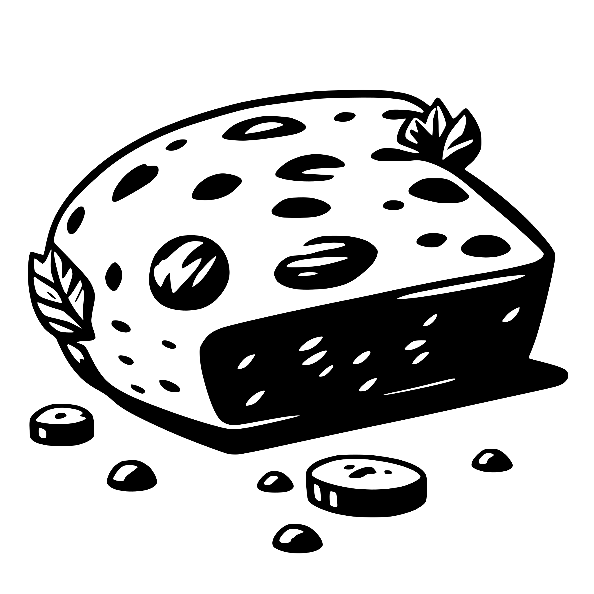 AI-generated SVG of a hamimelon