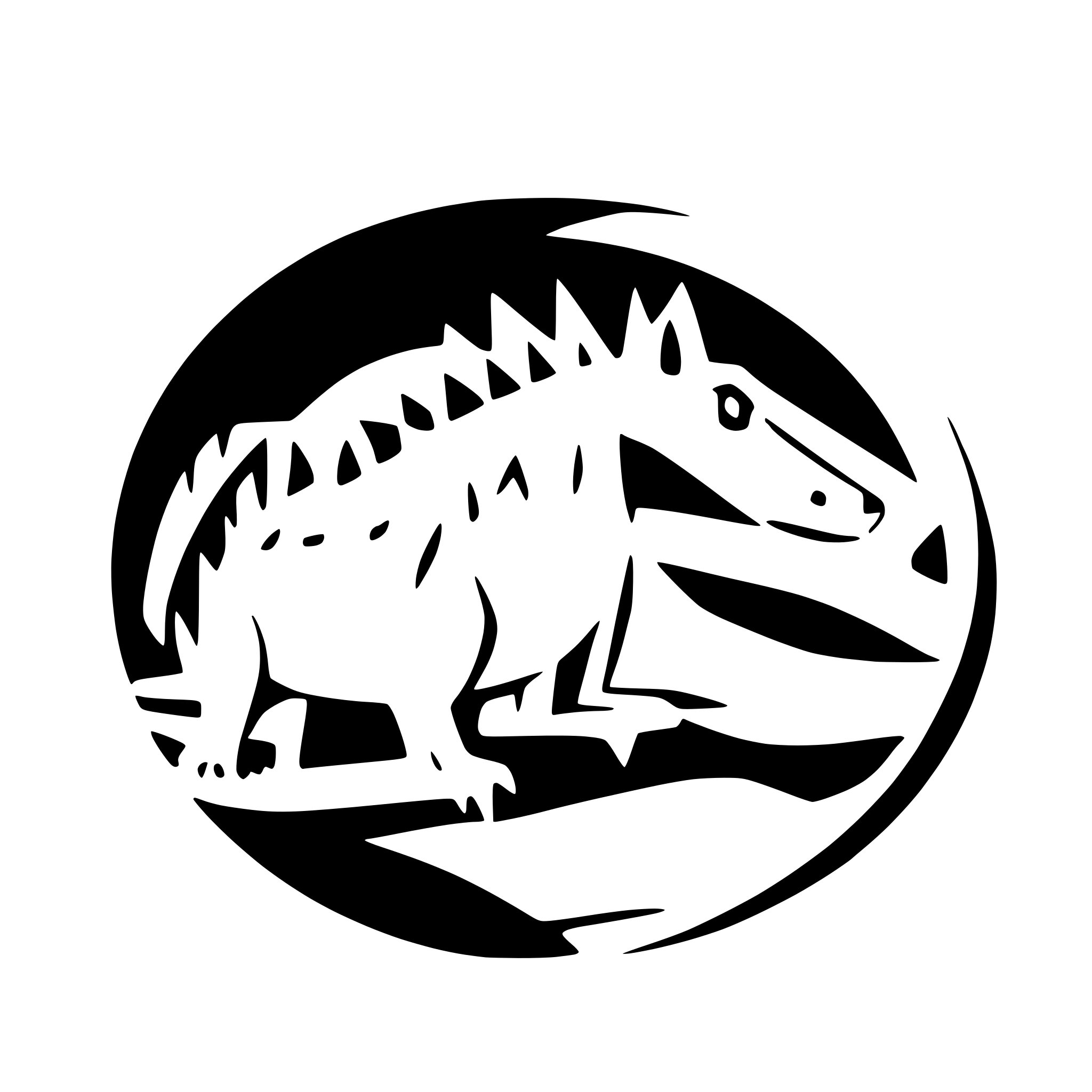 AI-generated SVG of a crocodile