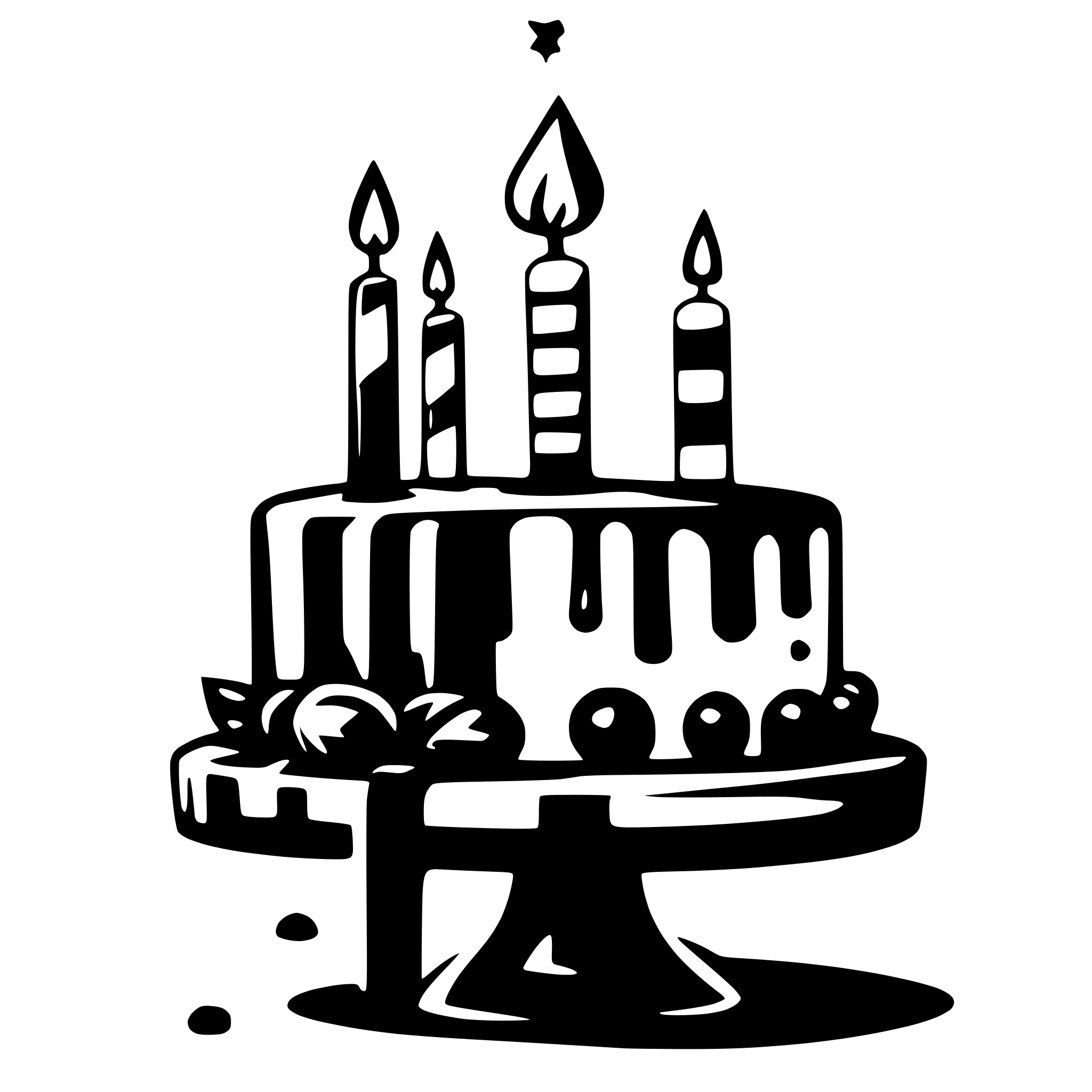 AI-generated SVG of a Happy Birthday