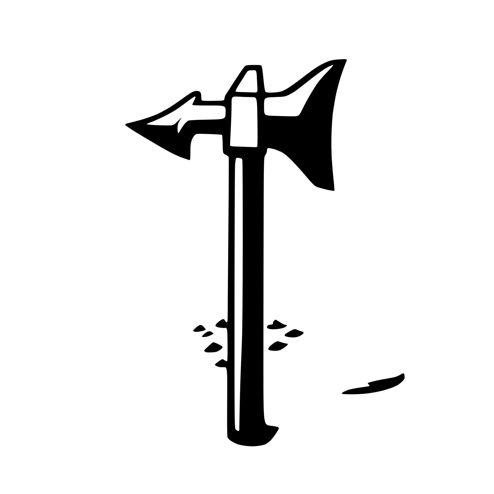 AI-generated SVG of 'draw a minimalistic pickaxe'