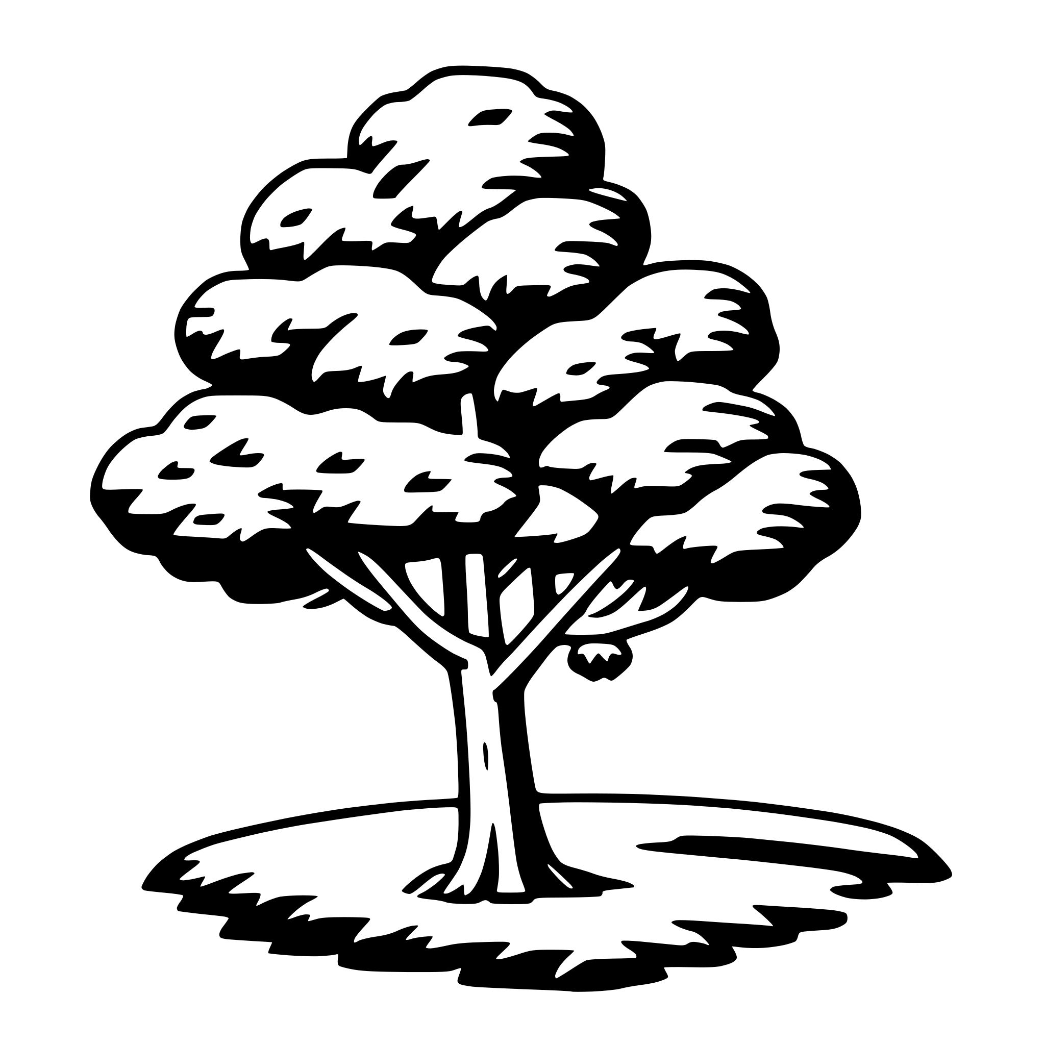 AI-generated SVG of 'cedar tree'