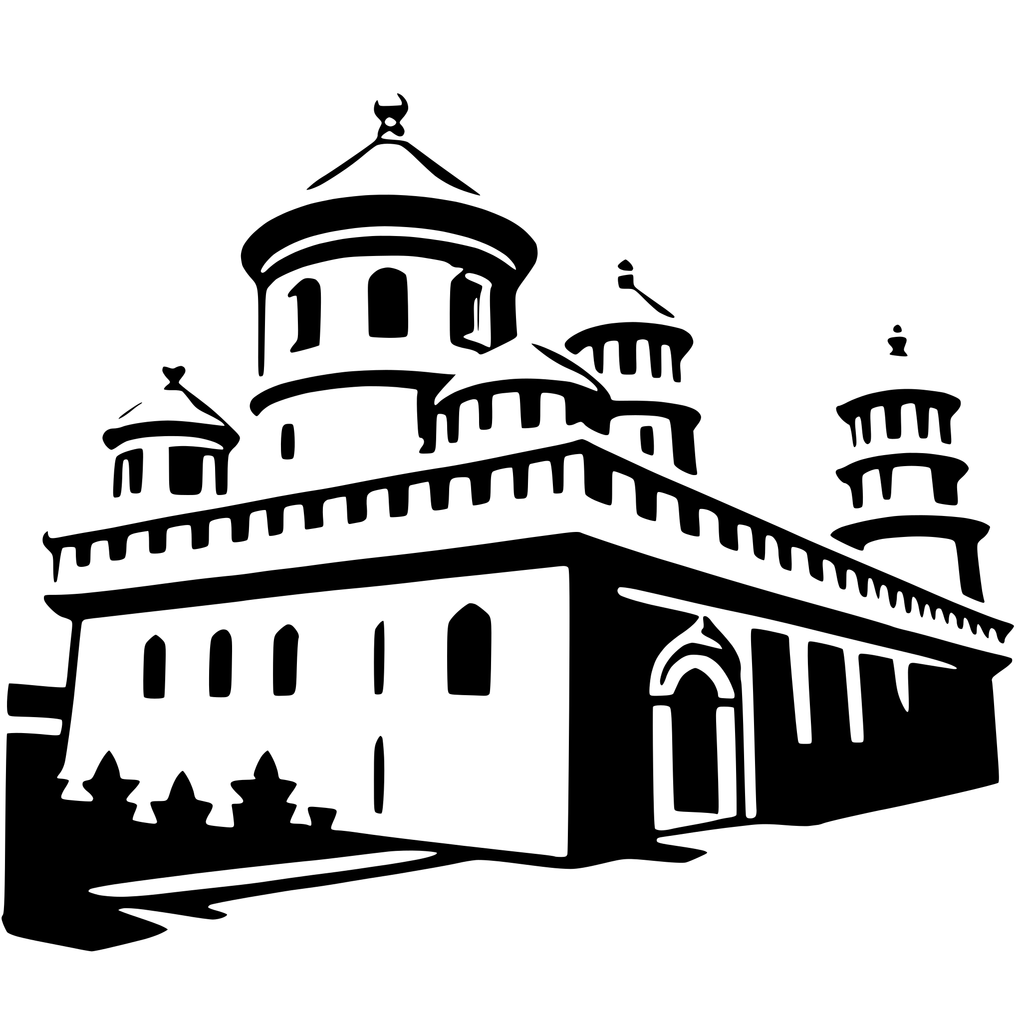AI-generated SVG of a forbidden city
