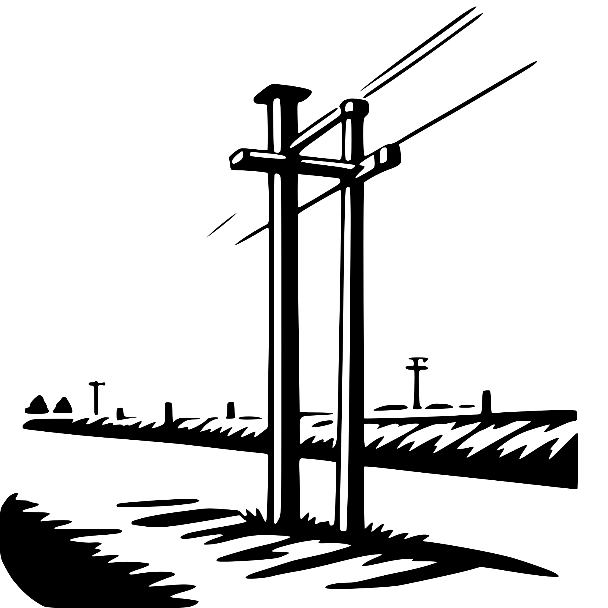 AI-generated SVG of a utility pole