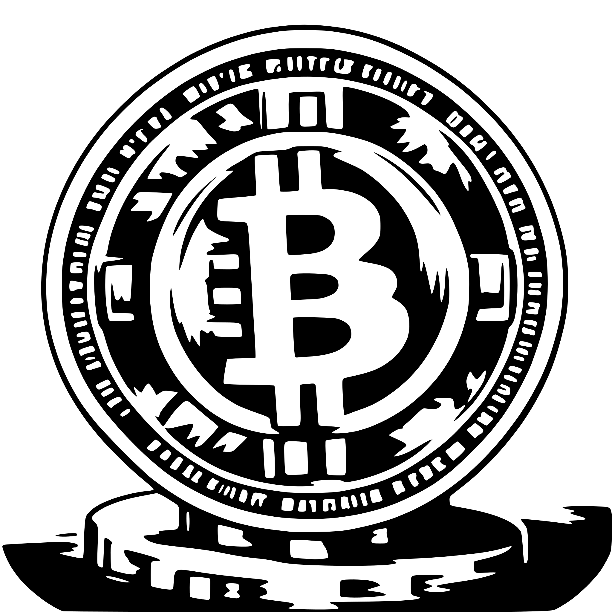 AI-generated SVG of 'Bitcoin Maxi'