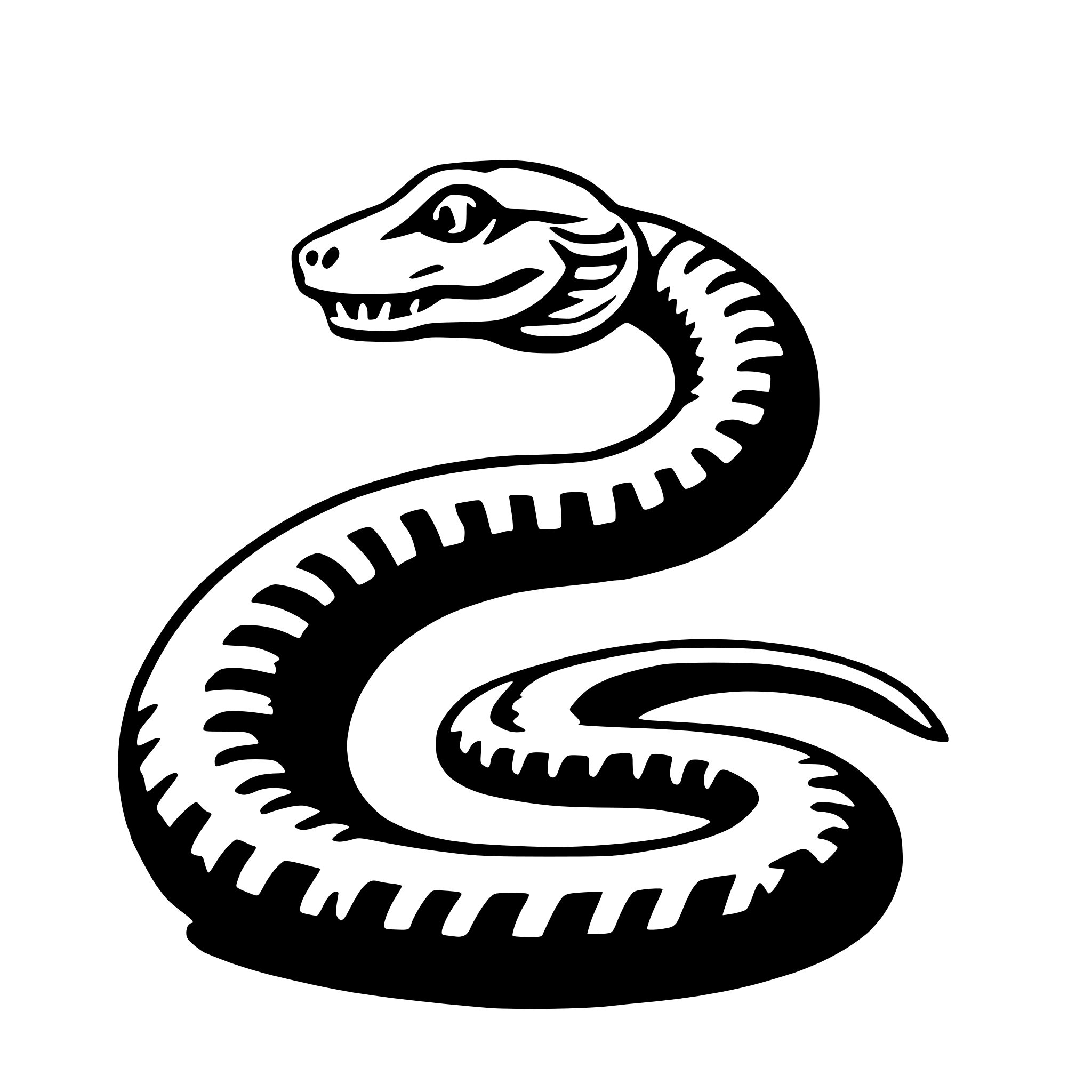 AI-generated SVG of 'cobra'