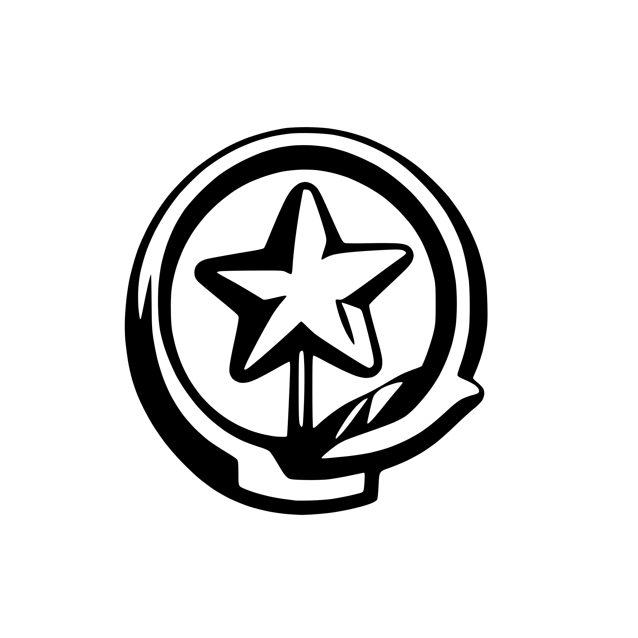 AI-generated SVG of a simple the star logo ico svg