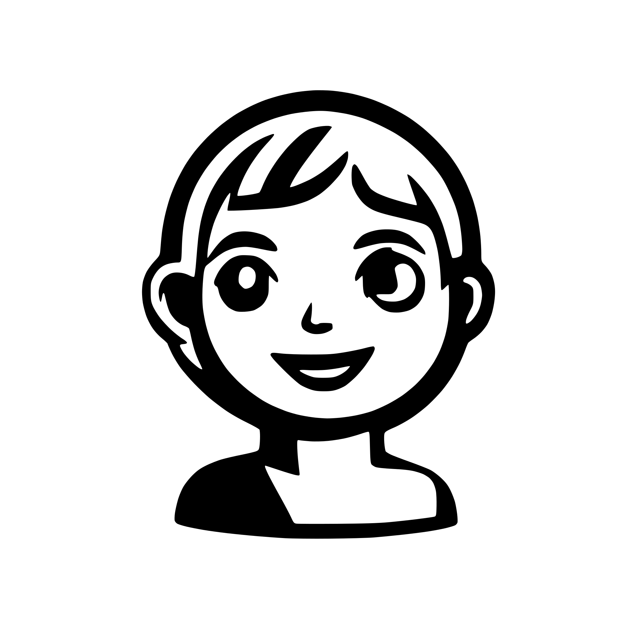 AI-generated SVG of 'Sarcasm icon'