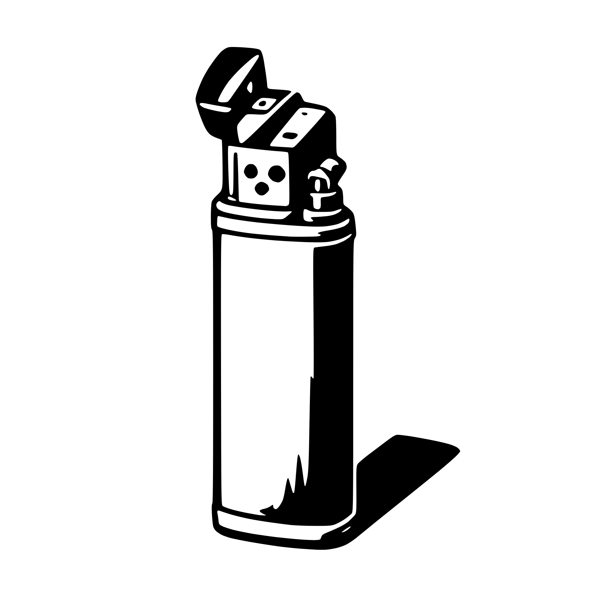 AI-generated SVG of 'lighter'