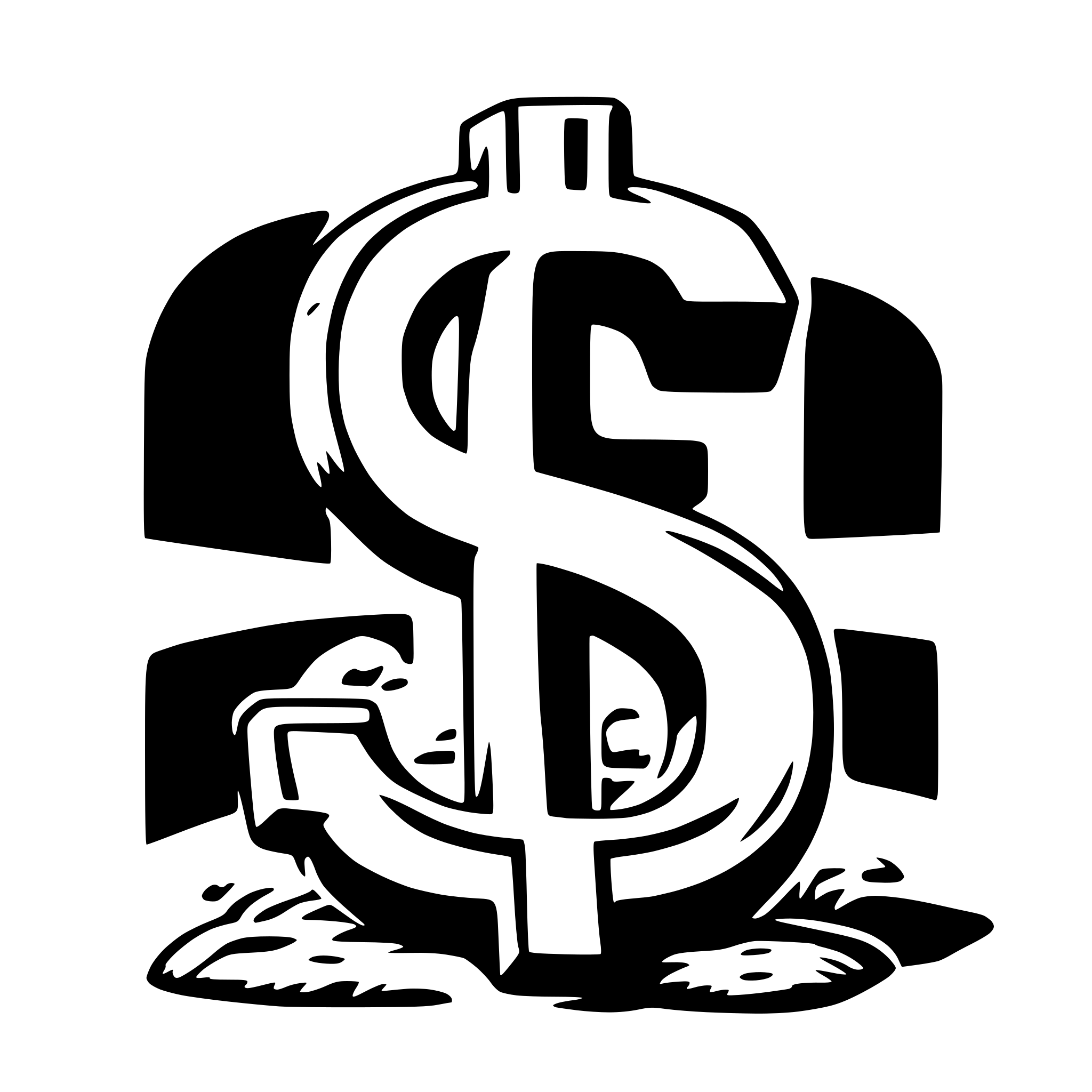 AI-generated SVG of 'just a big DOLLAR SIGN'